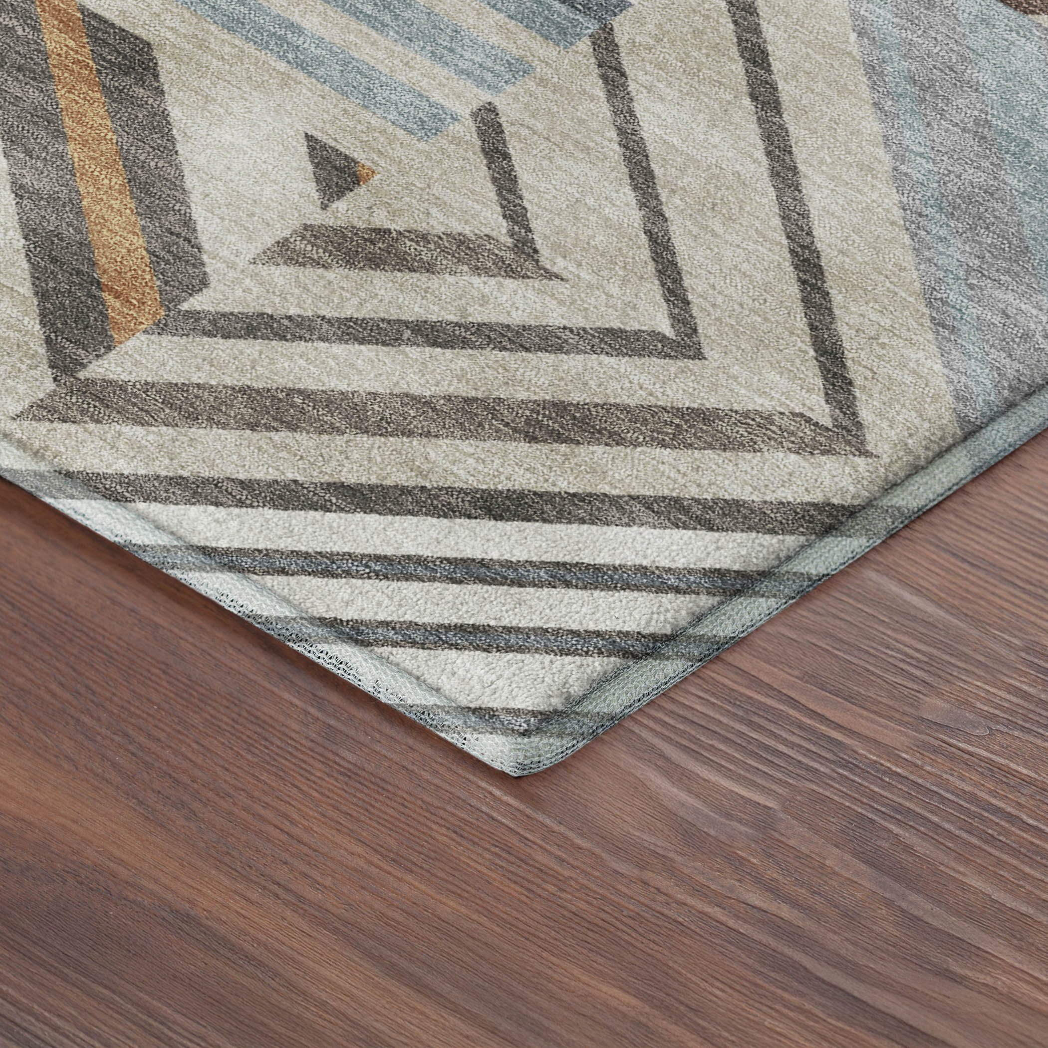 Reykjavik Machine Washable Transitional Taupe Brown Rug 1'8" x 2'6" #shape_Rectangle
