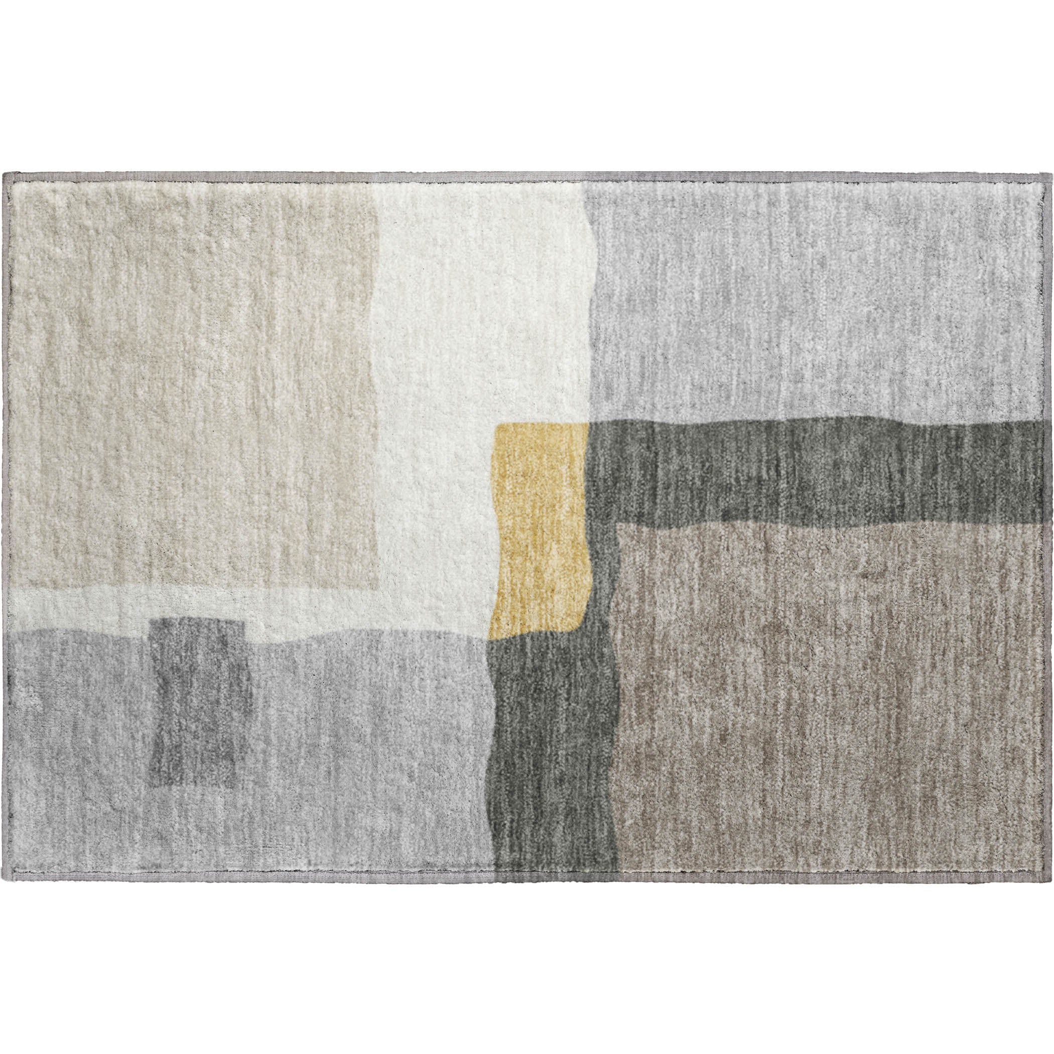 Vienna Machine Washable Transitional Gray Rug 1'8" x 2'6" #shape_Rectangle
