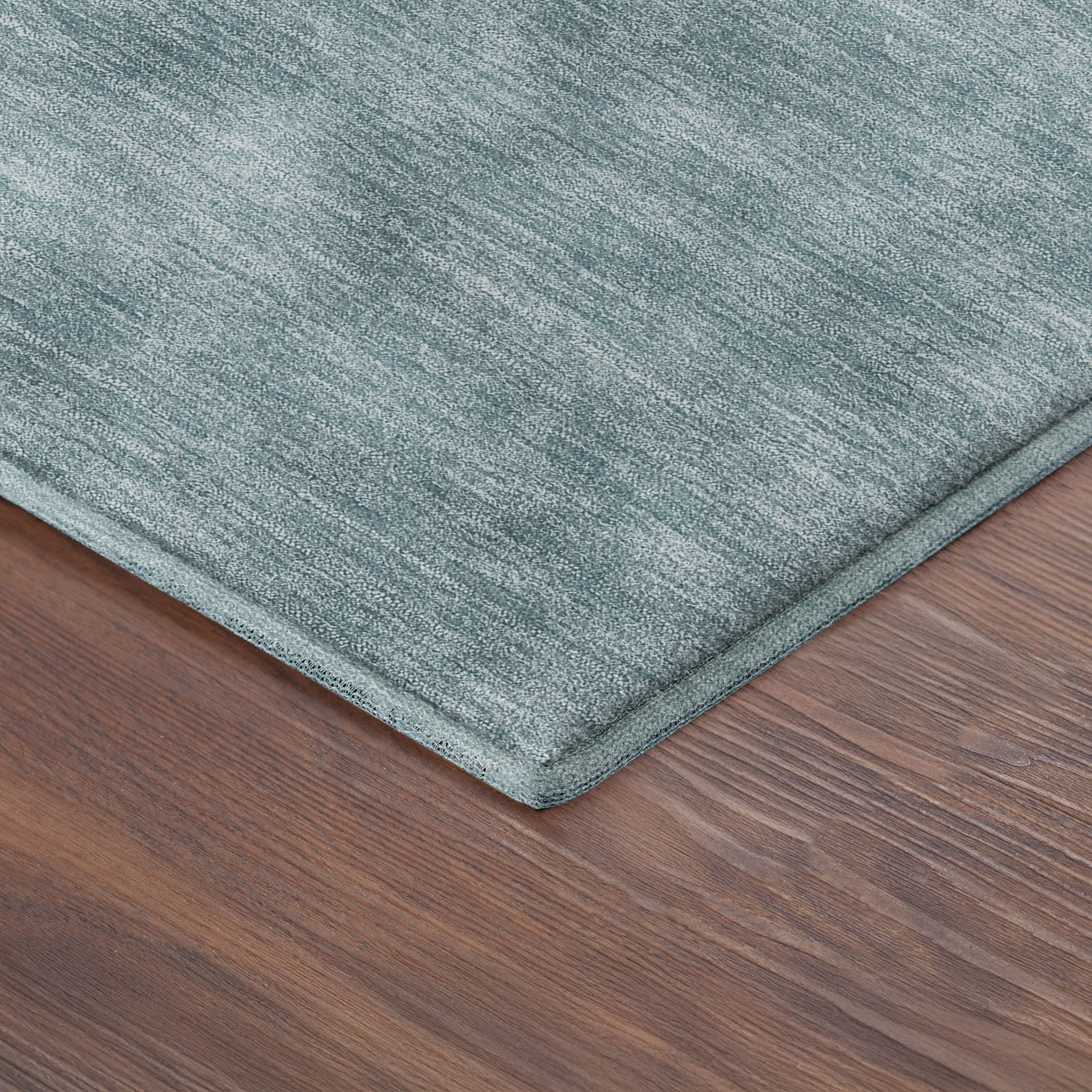 Vienna Machine Washable Transitional Seafoam Blue Rug 1'8" x 2'6" #shape_Rectangle