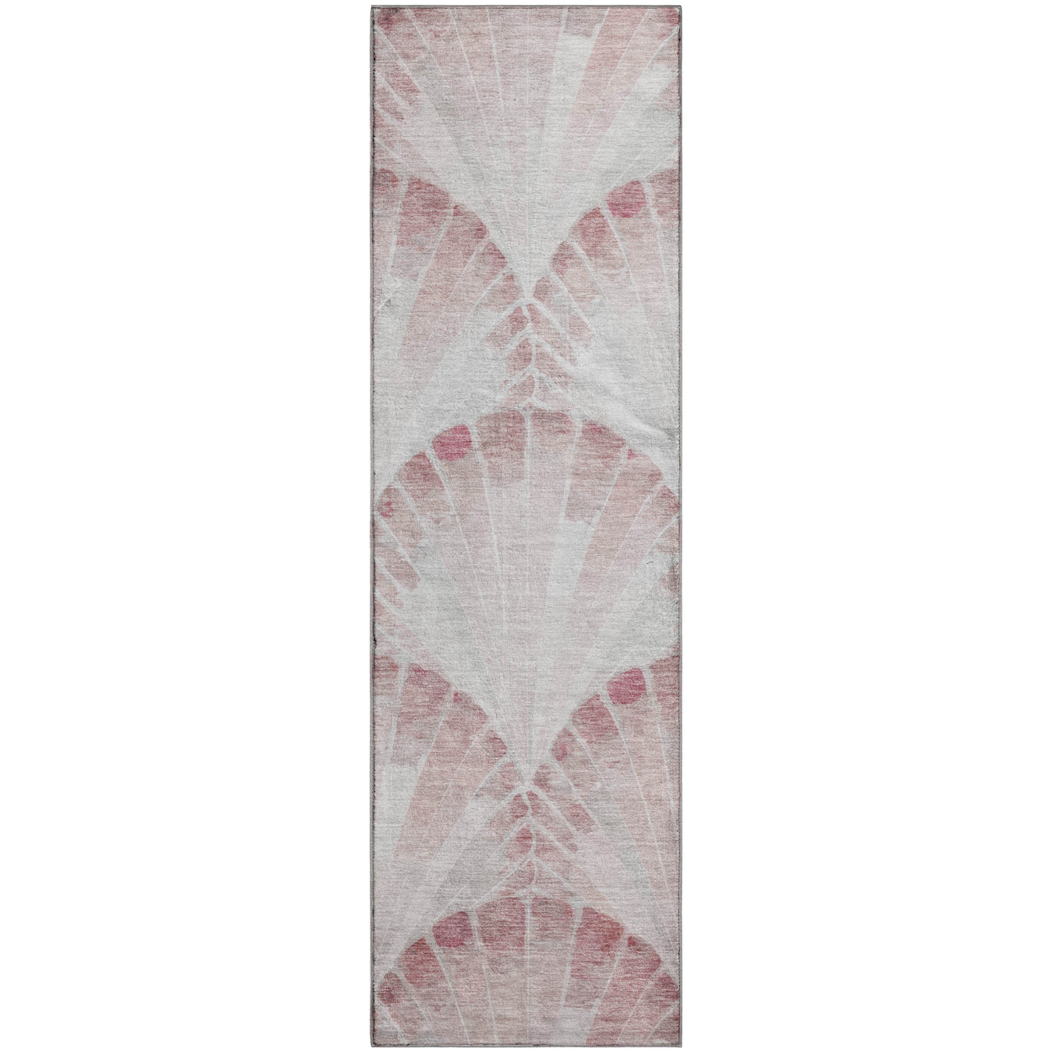 Chiang Mai Machine Washable Transitional Blush Pink Rug 2'3" x 7'6" #shape_Runner
