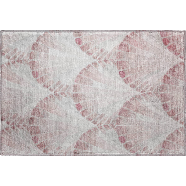 Chiang Mai Machine Washable Transitional Blush Pink Rug 1'8" x 2'6"