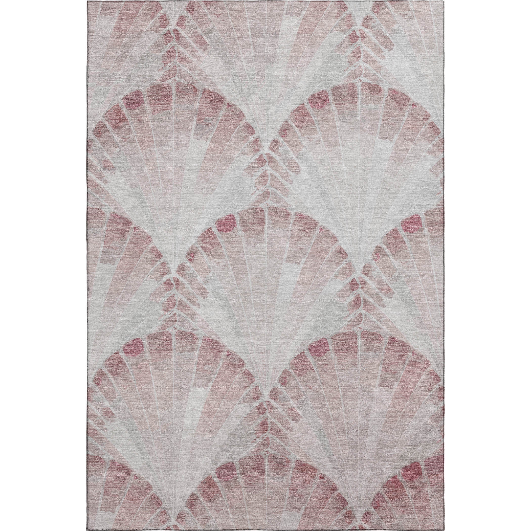 Chiang Mai Machine Washable Transitional Blush Pink Rug 3' x 5' #shape_Rectangle