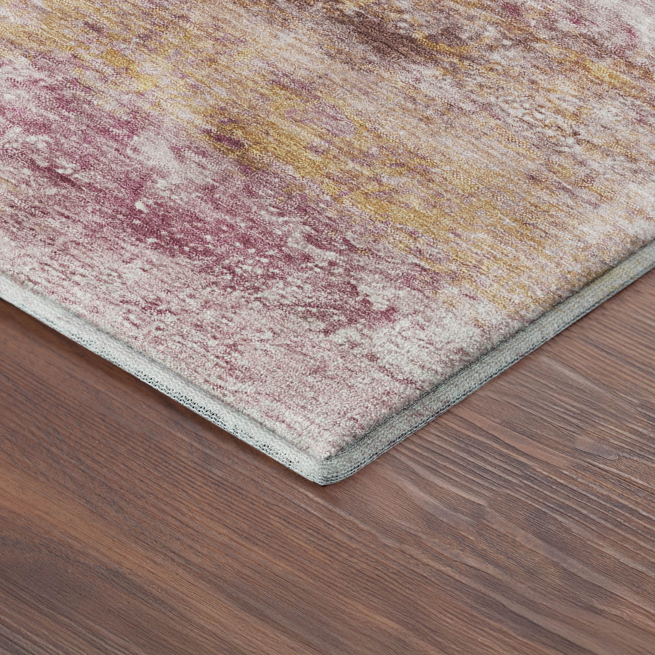 Salzburg Machine Washable Transitional Blush Pink Rug 1'8" x 2'6" #shape_Rectangle