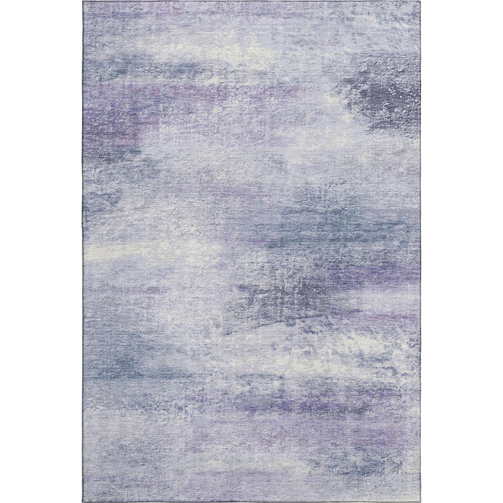 Salzburg Machine Washable Transitional Lavender Purple Rug 3' x 5' #shape_Rectangle