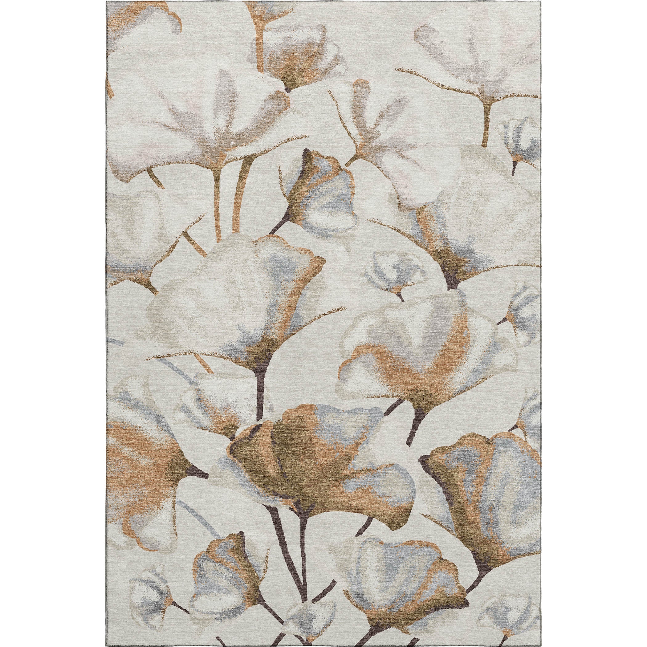 Mostar Machine Washable Transitional Copper Orange Rug 3' x 5' #shape_Rectangle