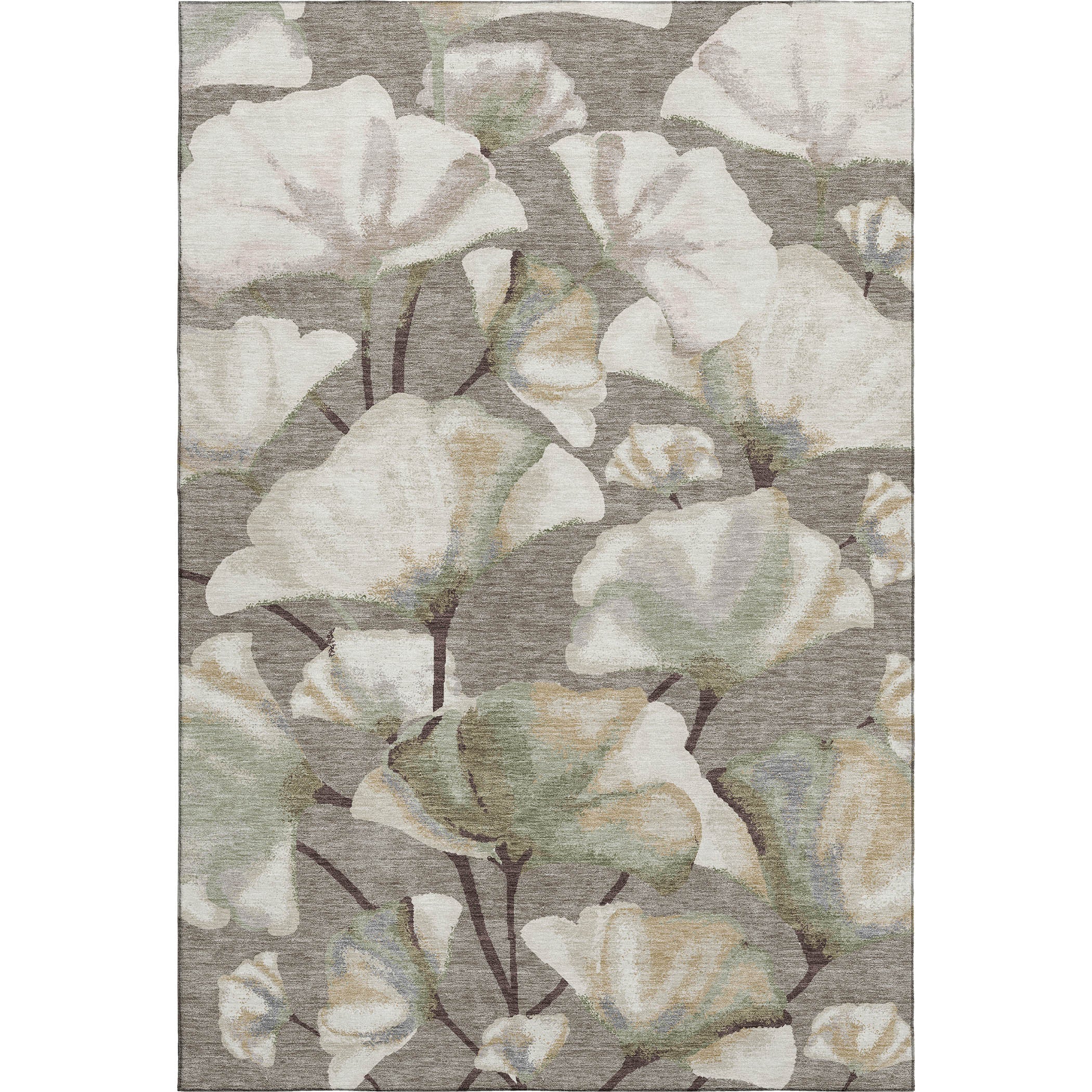 Mostar Machine Washable Transitional Taupe Brown Rug 3' x 5' #shape_Rectangle