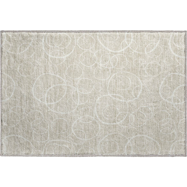Cusco Machine Washable Transitional Beige Brown Rug 1'8" x 2'6"