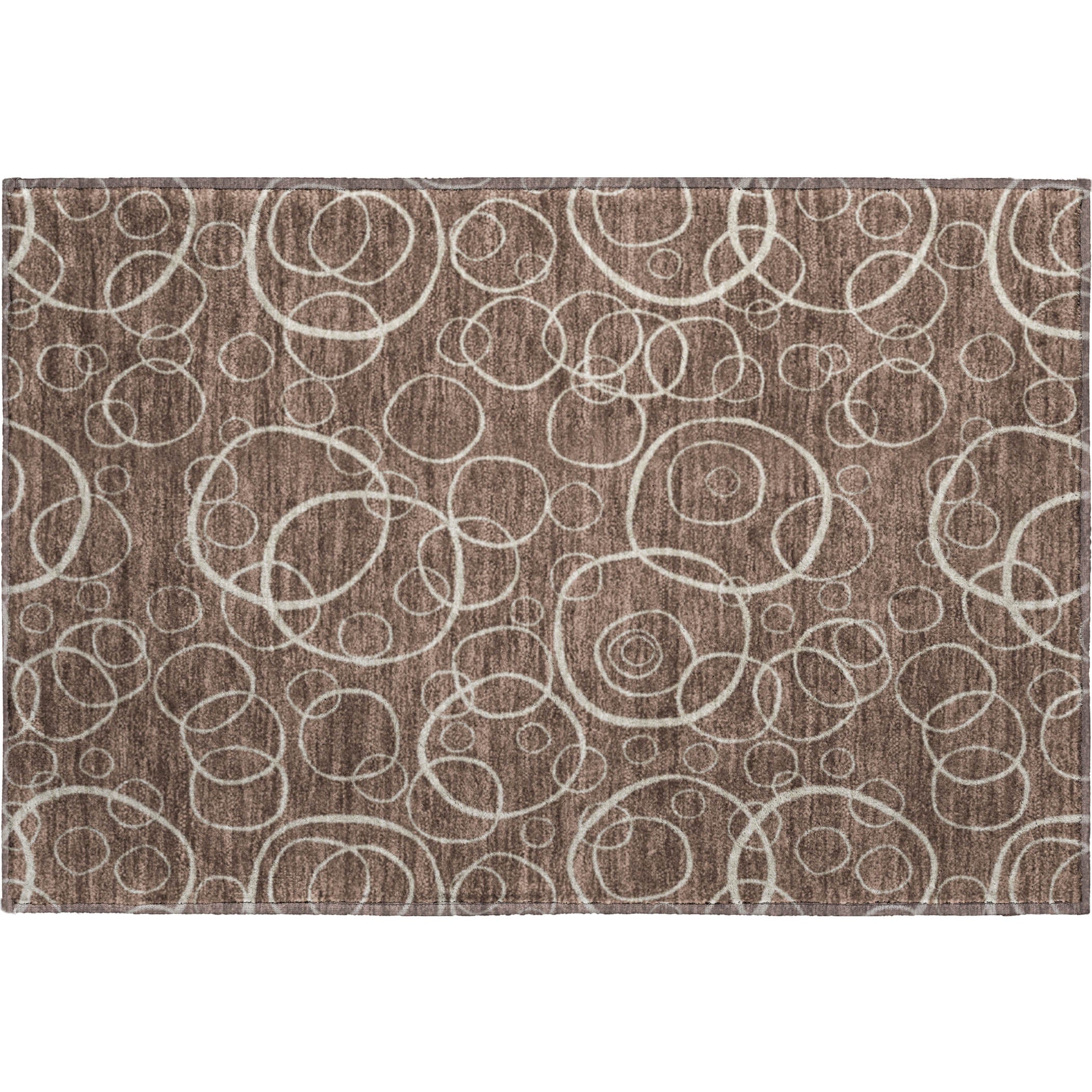 Cusco Machine Washable Transitional Brown Rug 1'8" x 2'6" #shape_Rectangle