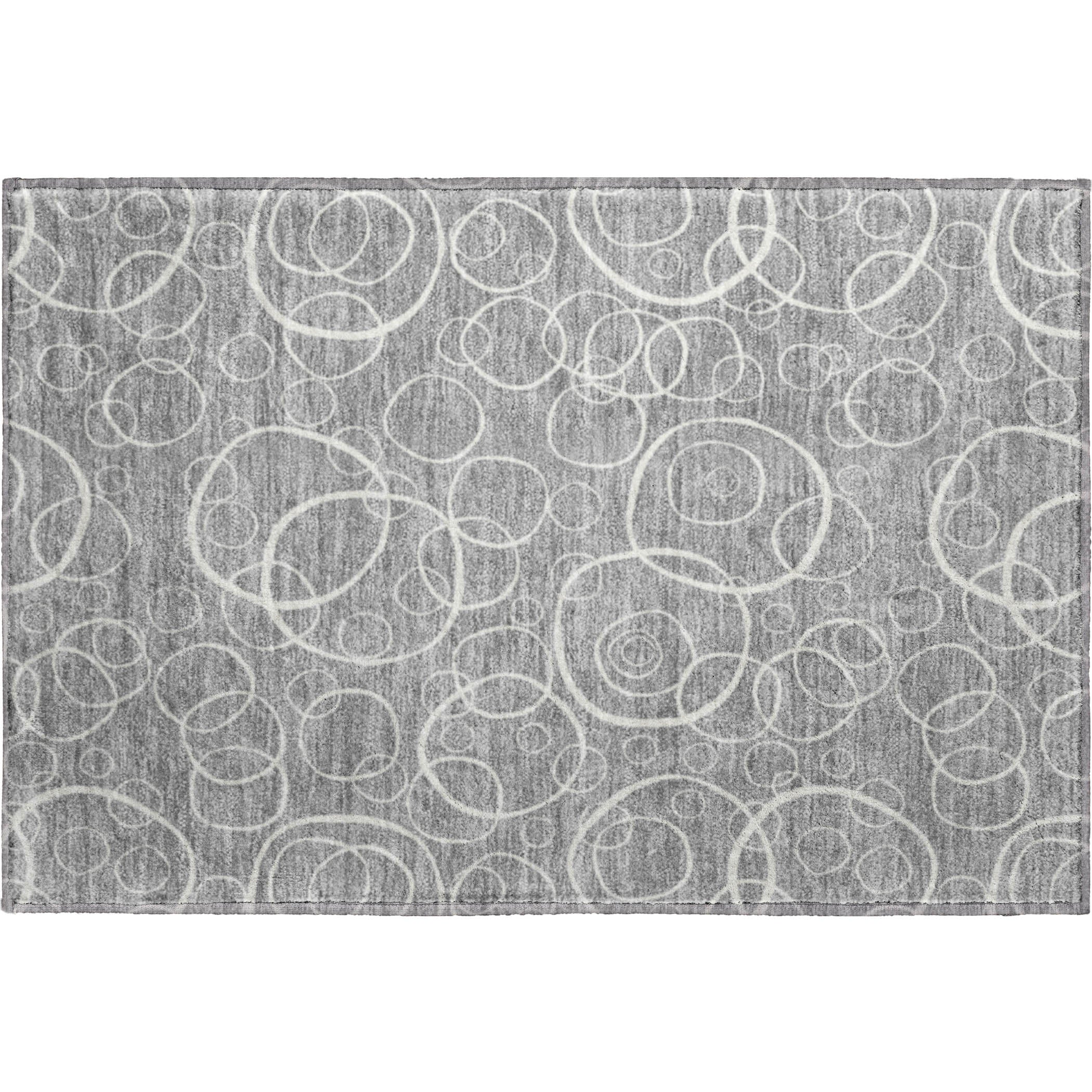 Cusco Machine Washable Transitional Gray Rug 1'8" x 2'6" #shape_Rectangle