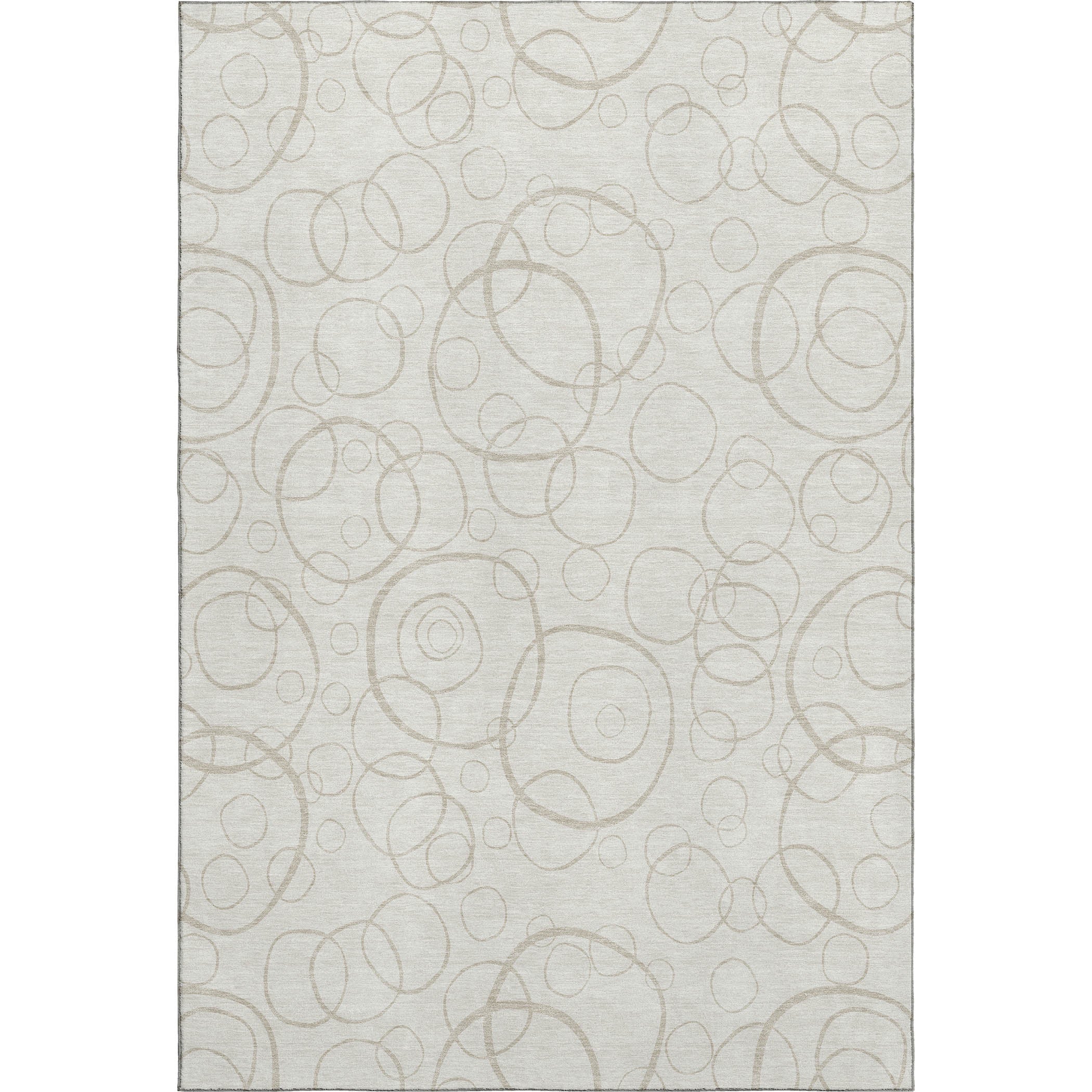 Cusco Machine Washable Transitional Ivory Rug 3' x 5' #shape_Rectangle