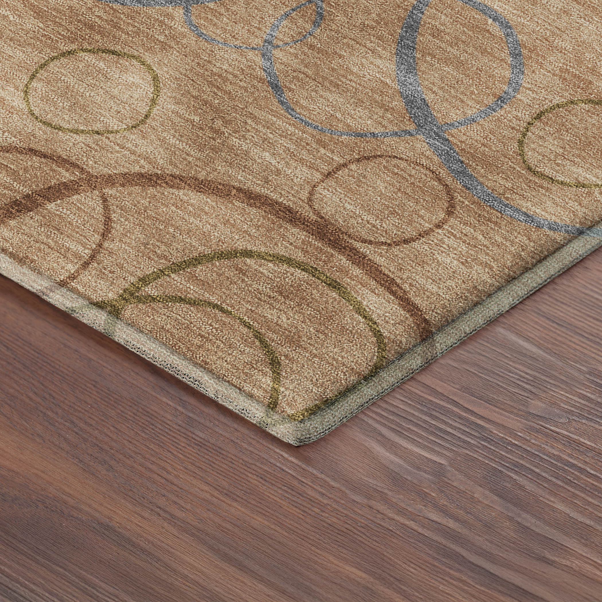 Porto Machine Washable Transitional Copper Orange Rug 1'8" x 2'6" #shape_Rectangle