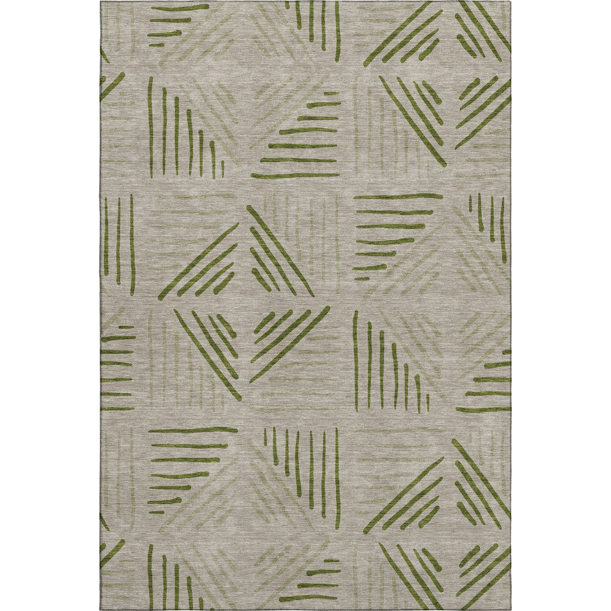 Kyoto Machine Washable Transitional Flax Ivory Rug 3' x 5' #shape_Rectangle
