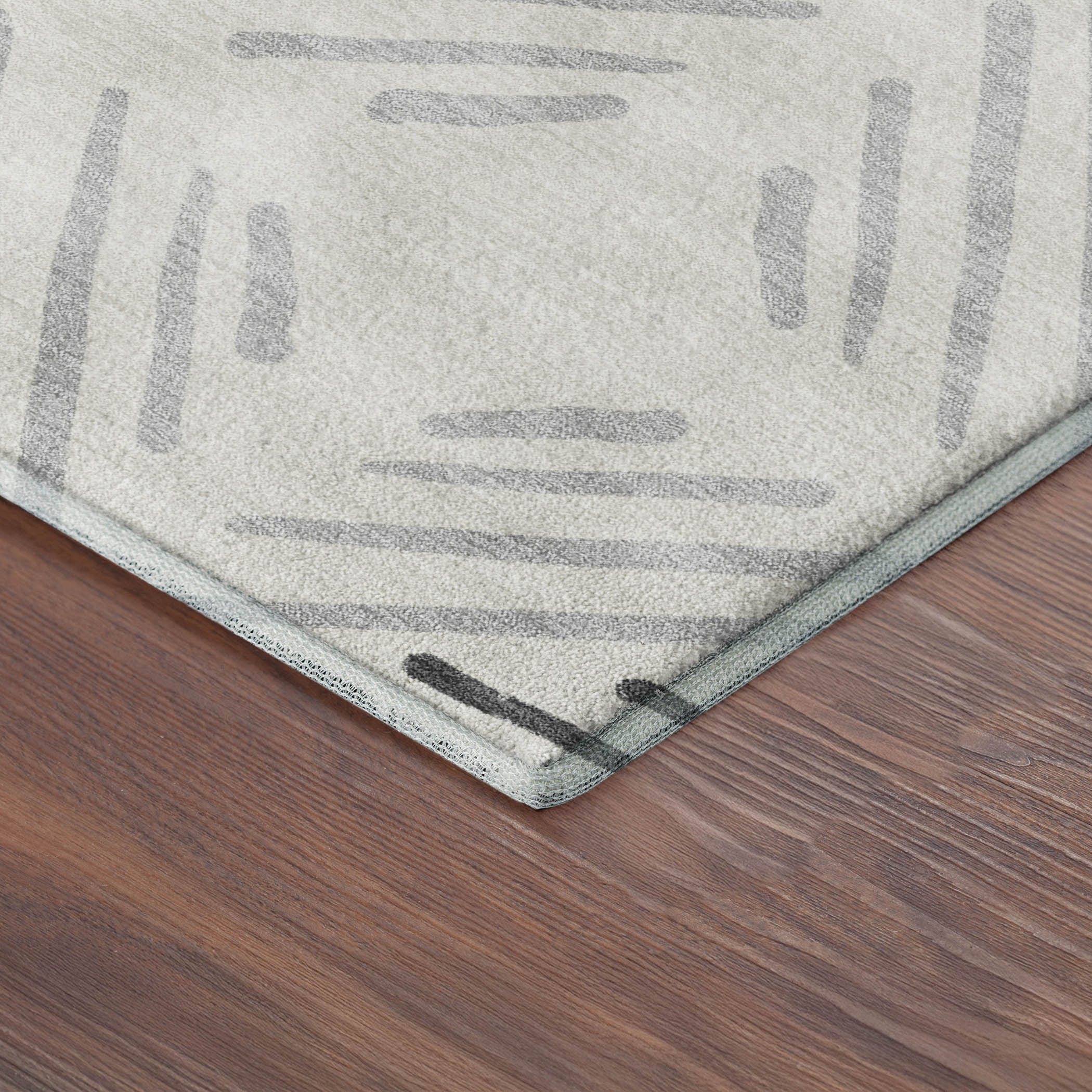 Kyoto Machine Washable Transitional Ivory Rug 1'8" x 2'6" #shape_Rectangle