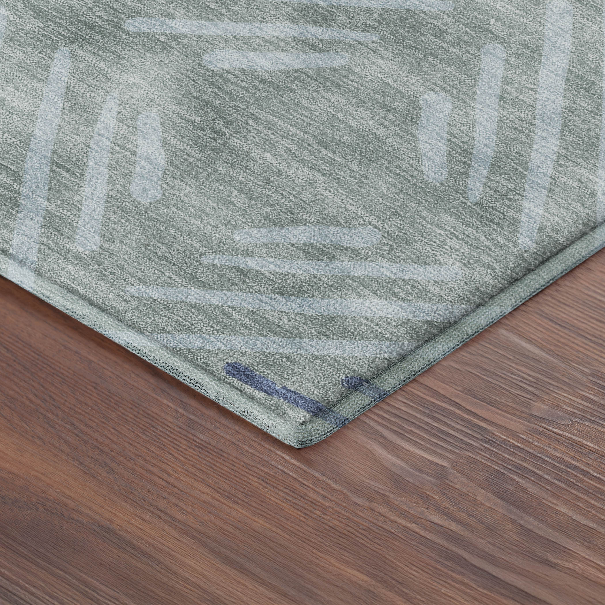 Kyoto Machine Washable Transitional Spa Blue Rug 1'8" x 2'6" #shape_Rectangle