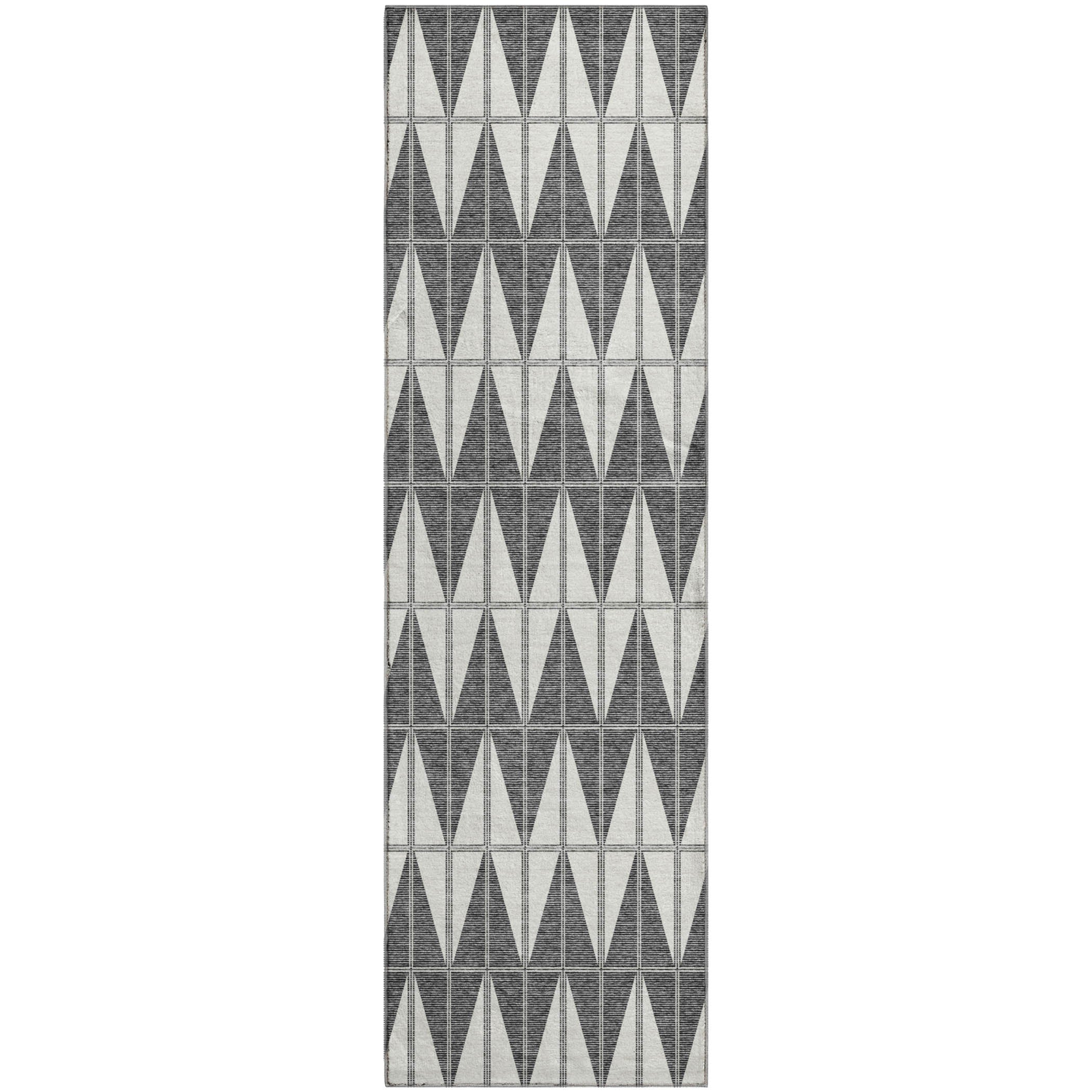 Zanzibar Machine Washable Transitional Ivory Rug 2'3" x 7'6" #shape_Runner