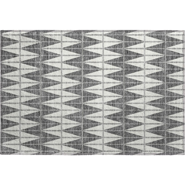 Zanzibar Machine Washable Transitional Ivory Rug 1'8" x 2'6"
