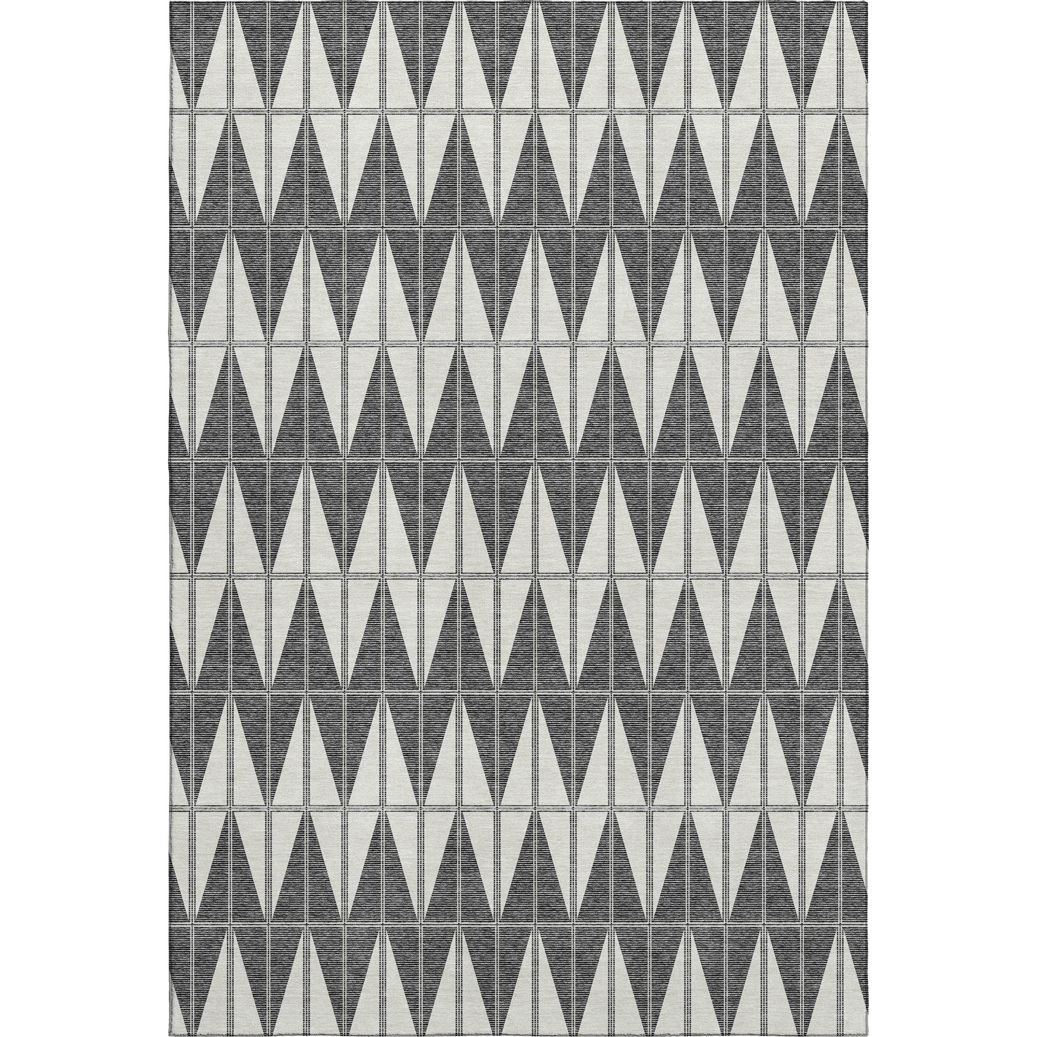 Zanzibar Machine Washable Transitional Ivory Rug 3' x 5' #shape_Rectangle