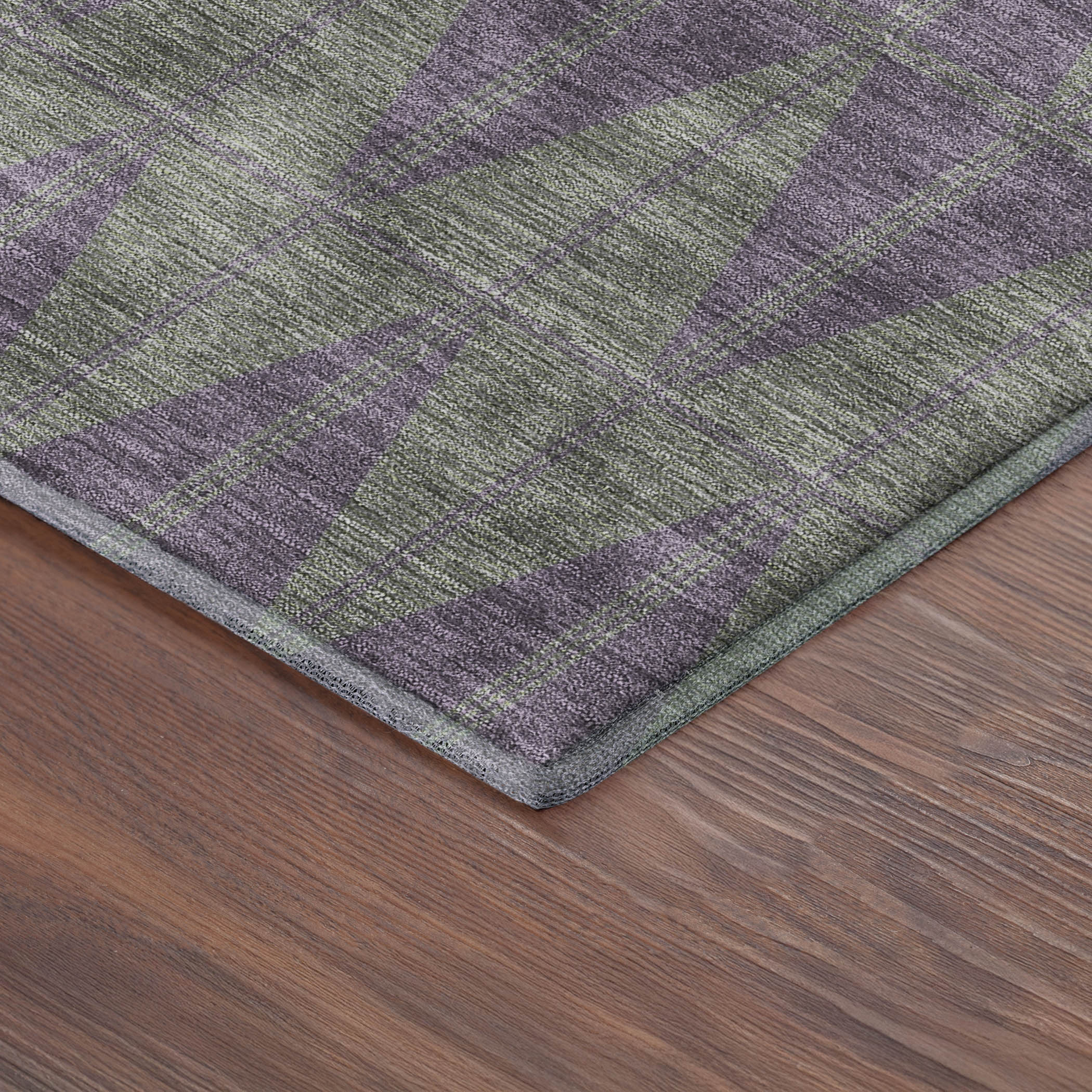 Zanzibar Machine Washable Transitional Plum Purple Rug 1'8" x 2'6" #shape_Rectangle