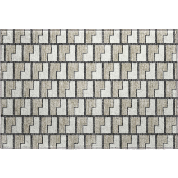 Chiang Mai Machine Washable Transitional Ivory Rug 1'8" x 2'6"