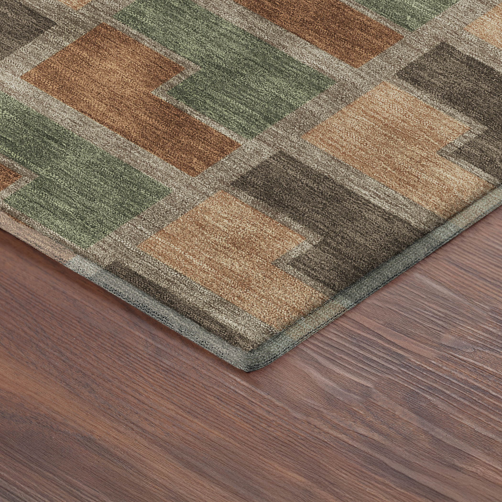 Antigua Machine Washable Transitional Paprika Orange Rug 1'8" x 2'6" #shape_Rectangle