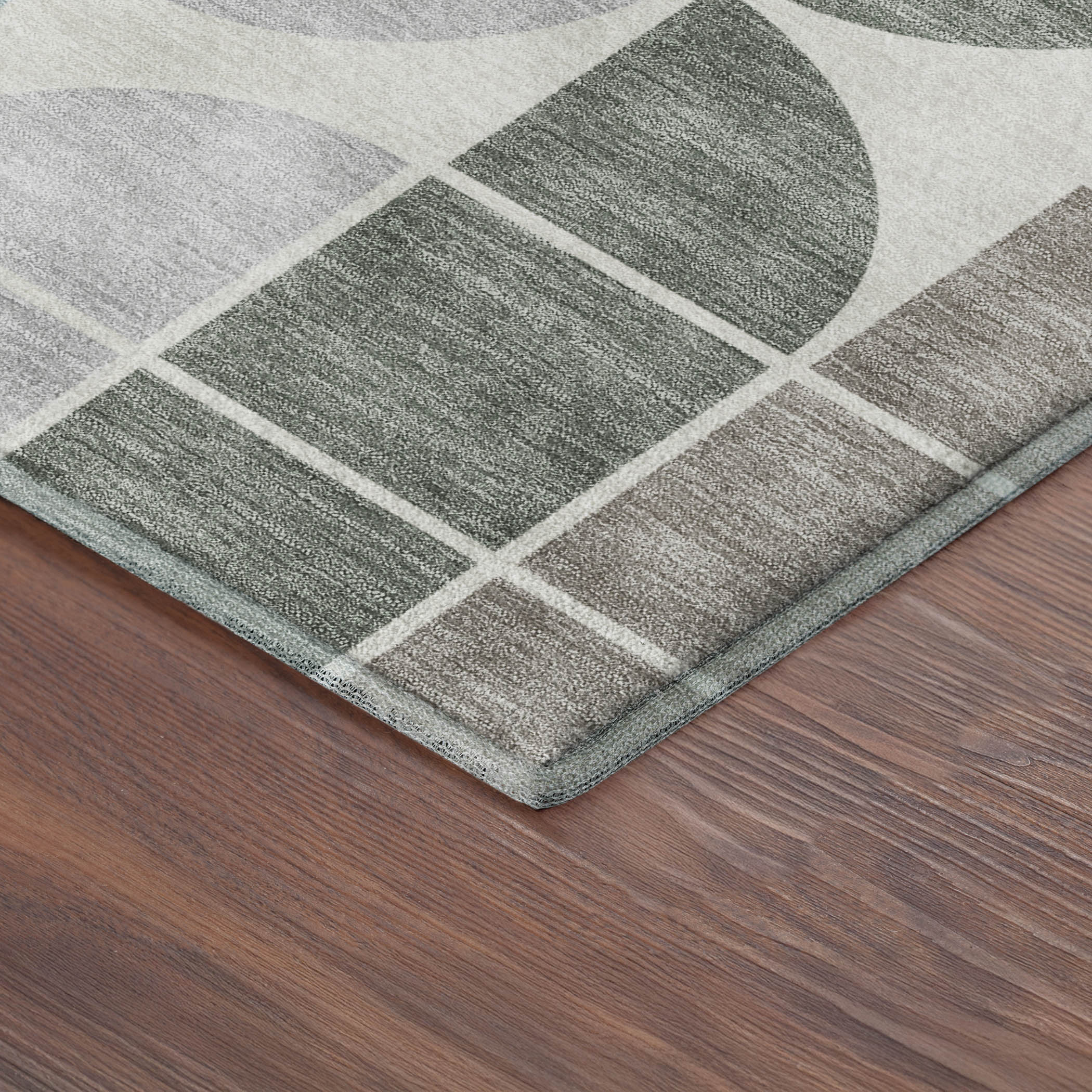 Oaxaca Machine Washable Transitional Seafoam Blue Rug 1'8" x 2'6" #shape_Rectangle