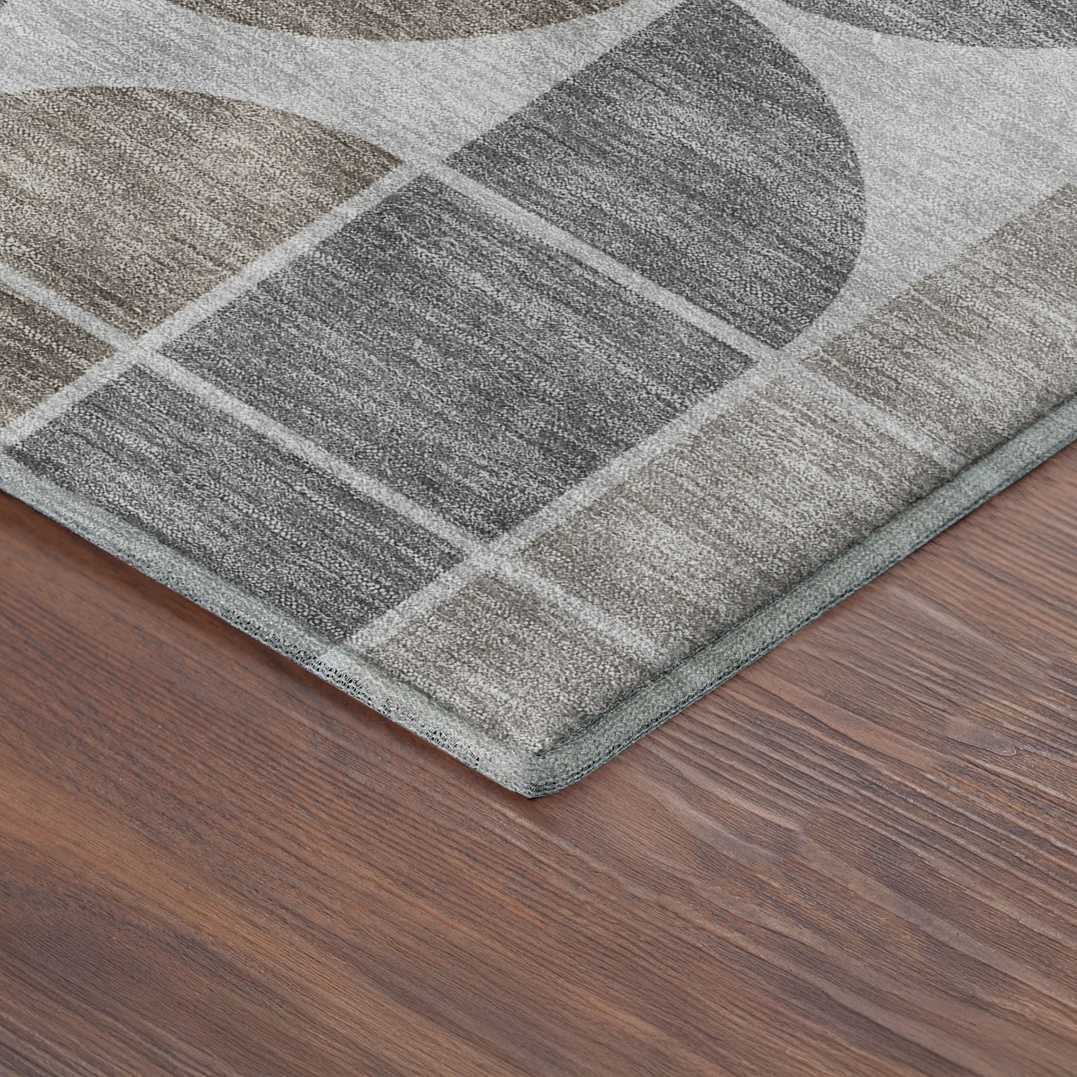 Oaxaca Machine Washable Transitional Silver Gray Rug 1'8" x 2'6" #shape_Rectangle