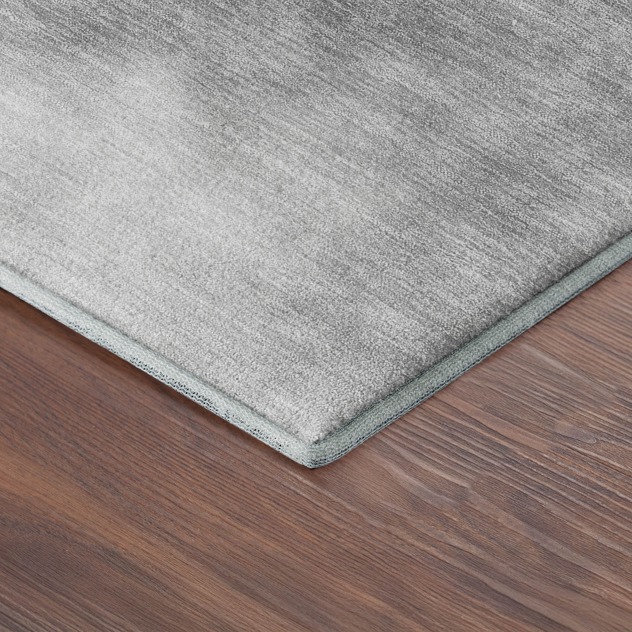 Bangkok Machine Washable Contemporary Gray Rug 1'8" x 2'6" #shape_Rectangle