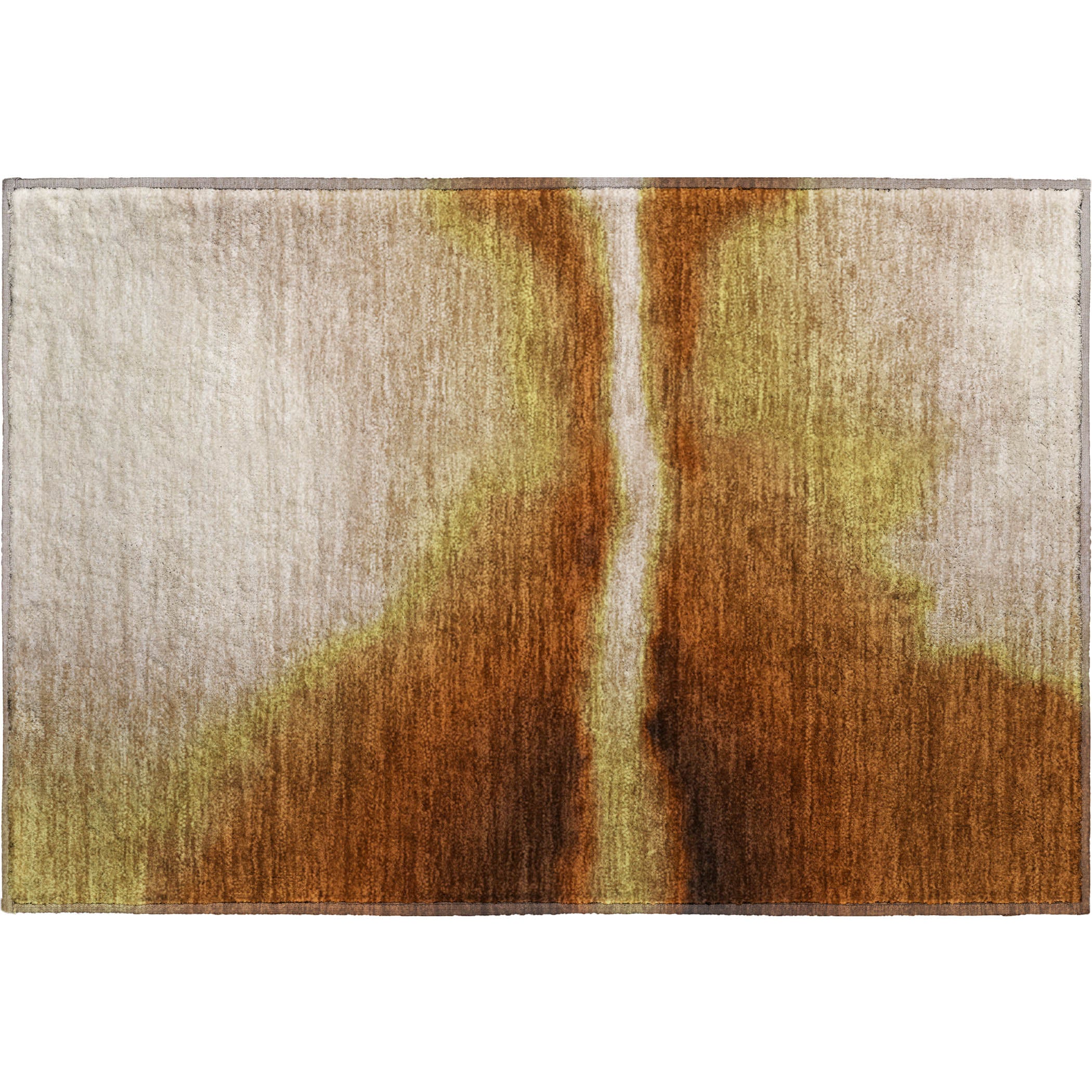 Bangkok Machine Washable Contemporary Paprika Orange Rug 1'8" x 2'6" #shape_Rectangle
