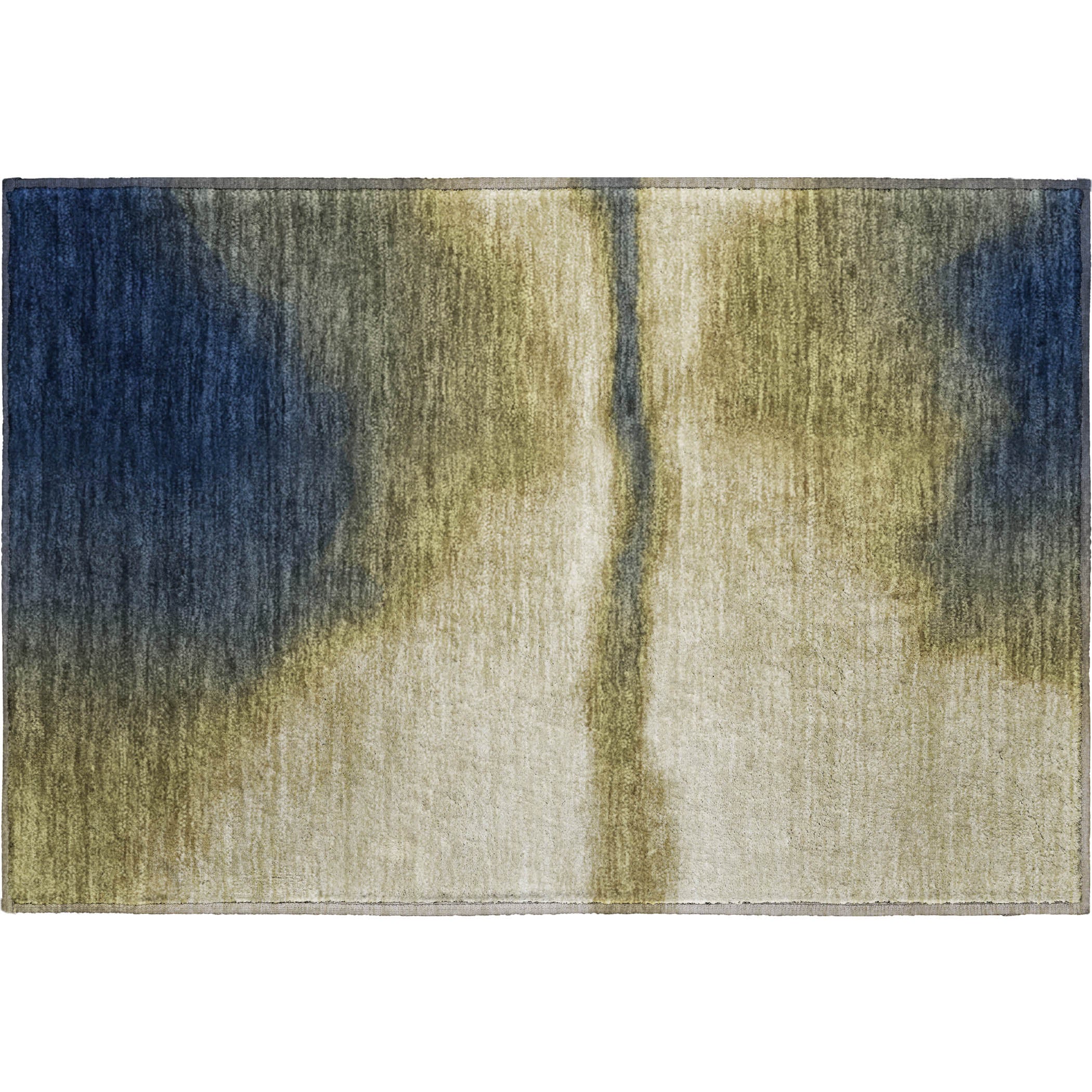 Bangkok Machine Washable Transitional Wheat Gold Rug 1'8" x 2'6" #shape_Rectangle