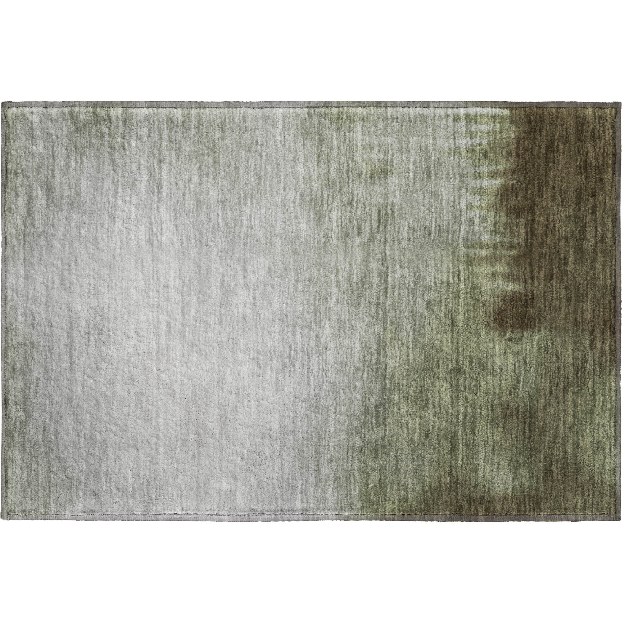 Antigua Machine Washable Transitional Celery Green Rug 1'8" x 2'6" #shape_Rectangle