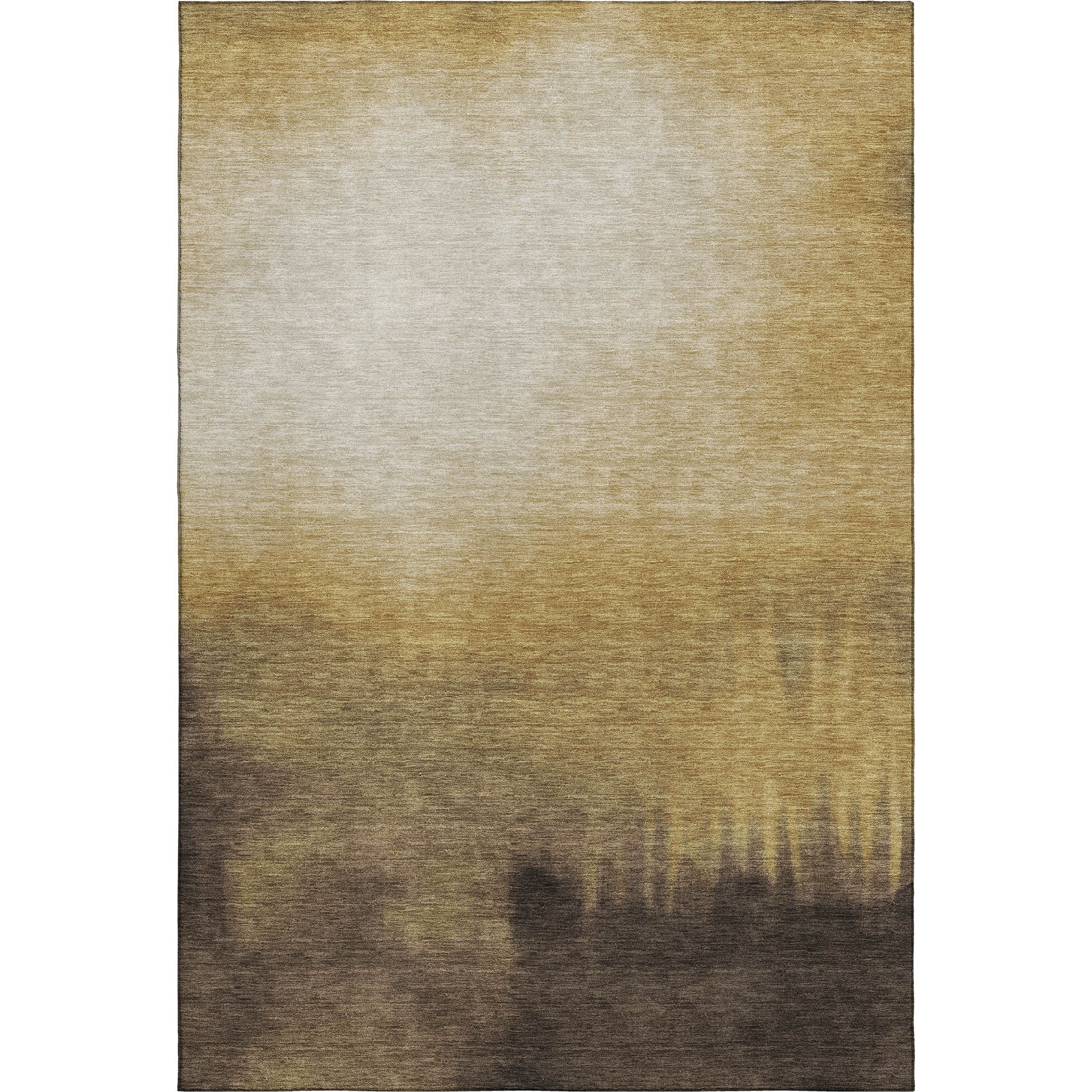 Antigua Machine Washable Transitional Honey Gold Rug 3' x 5' #shape_Rectangle