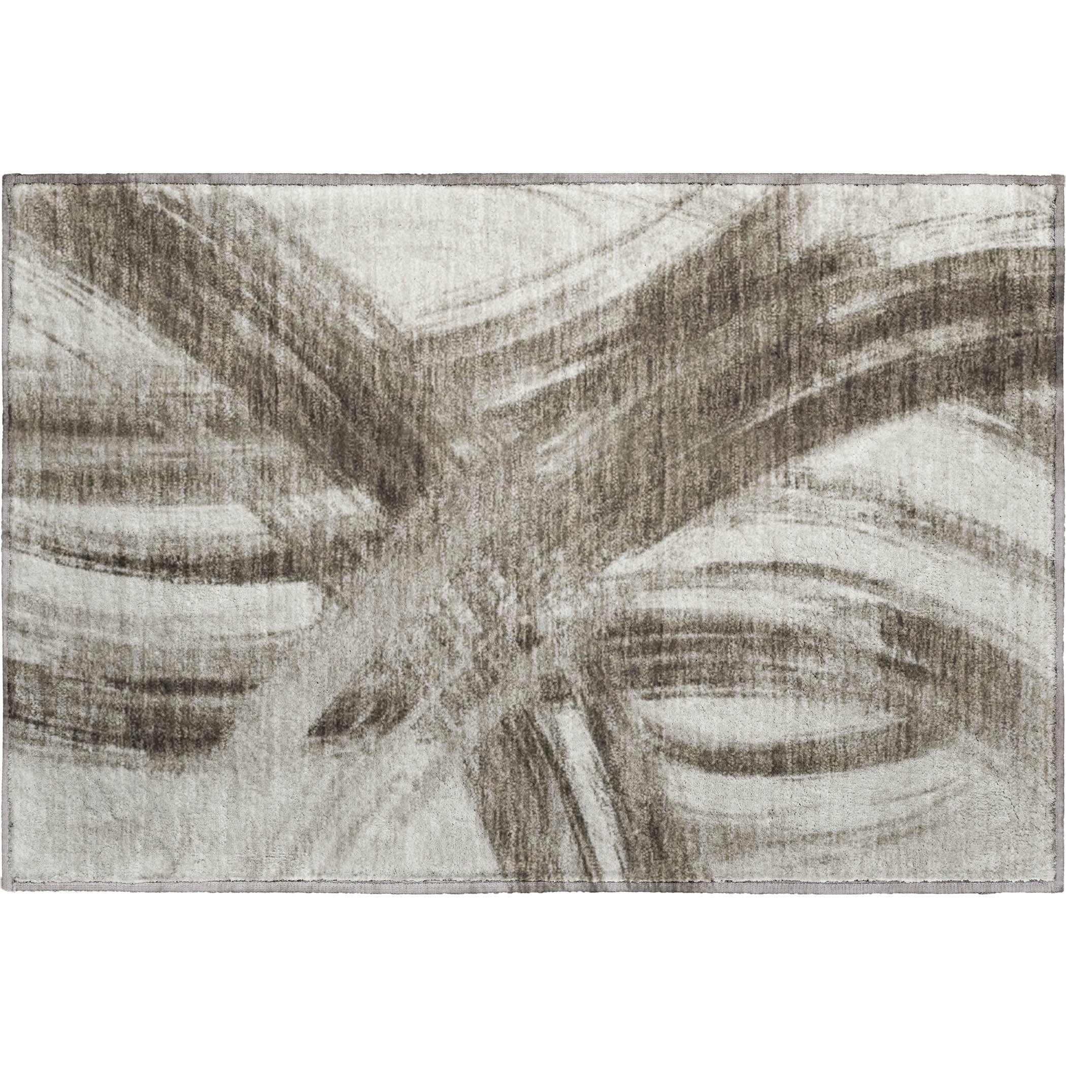 Seville Machine Washable Transitional Taupe Brown Rug 1'8" x 2'6" #shape_Rectangle