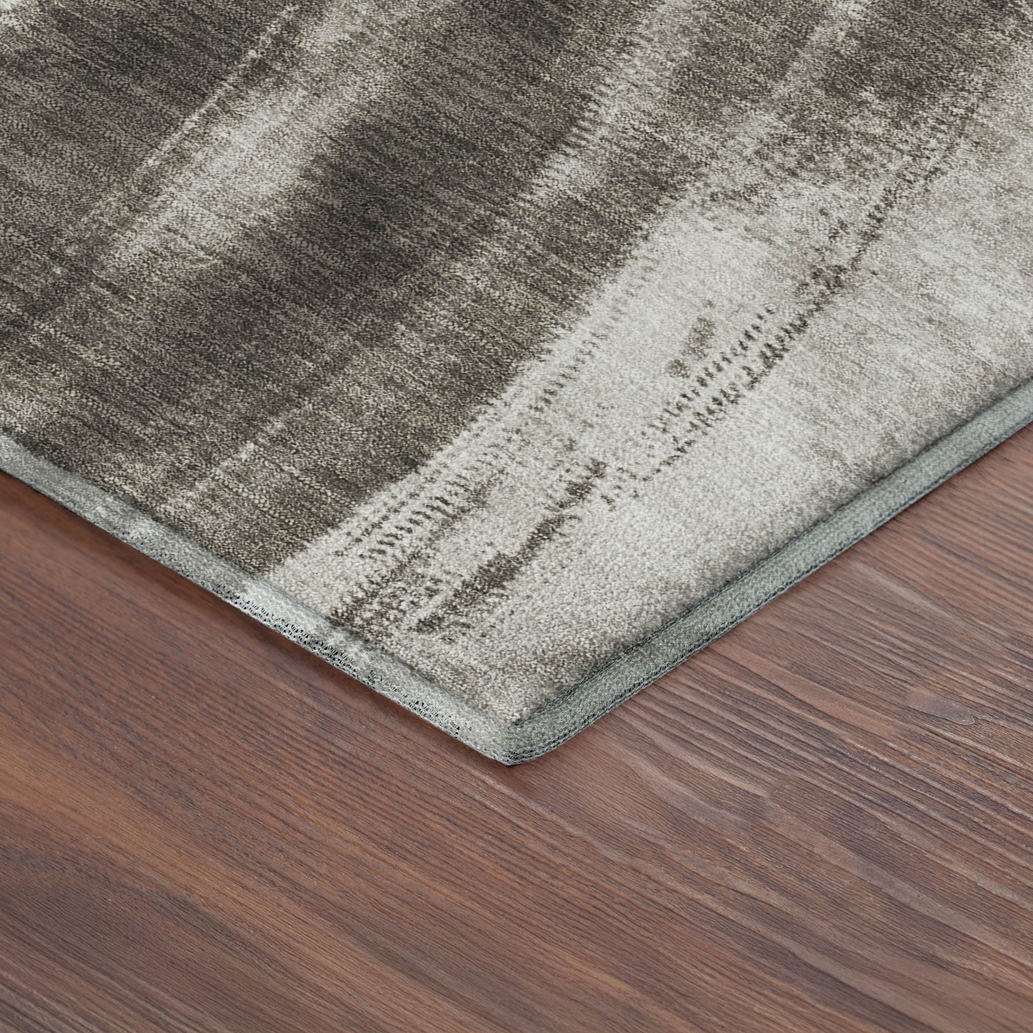 Seville Machine Washable Transitional Taupe Brown Rug 1'8" x 2'6" #shape_Rectangle