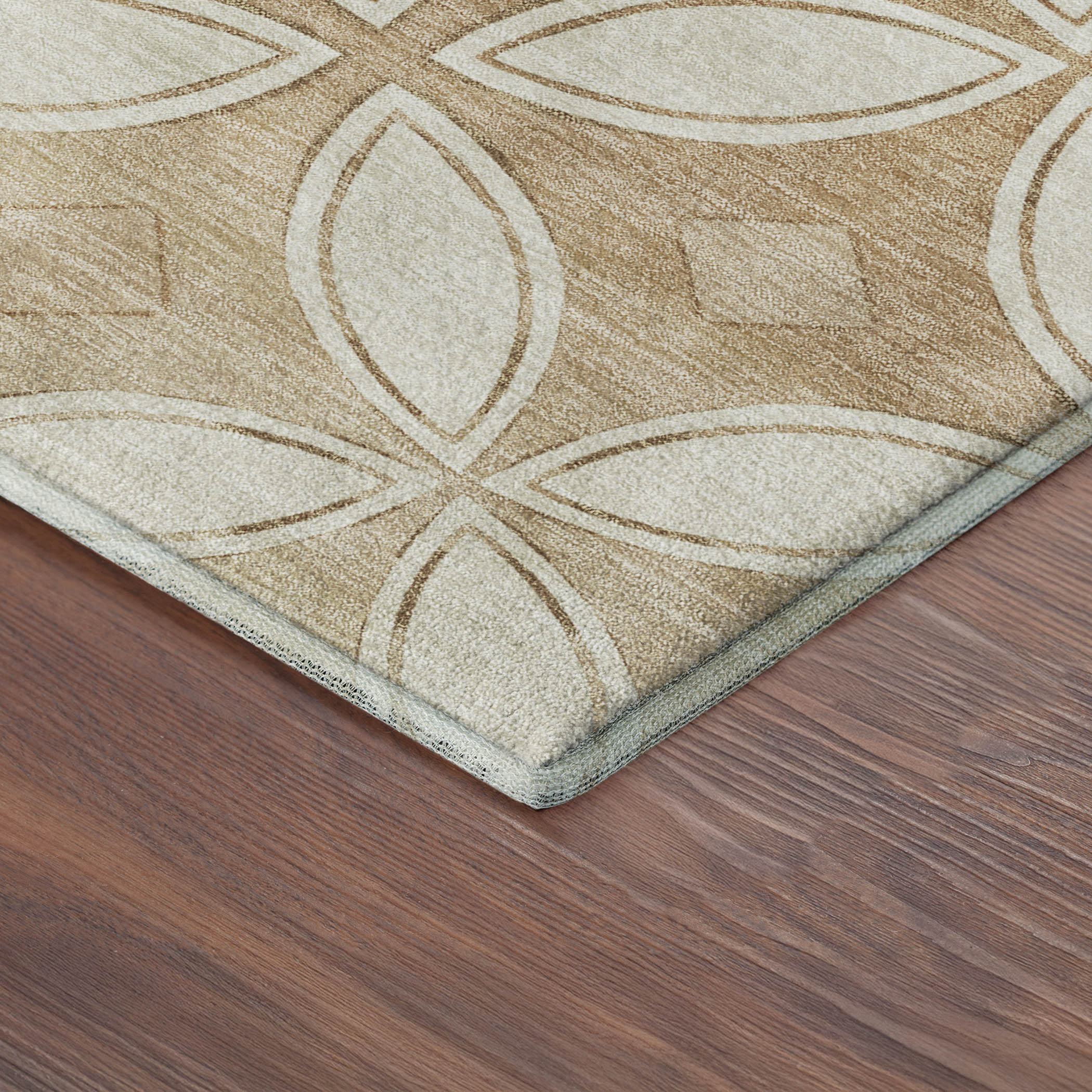 Chiang Mai Machine Washable Transitional Copper Orange Rug 1'8" x 2'6" #shape_Rectangle