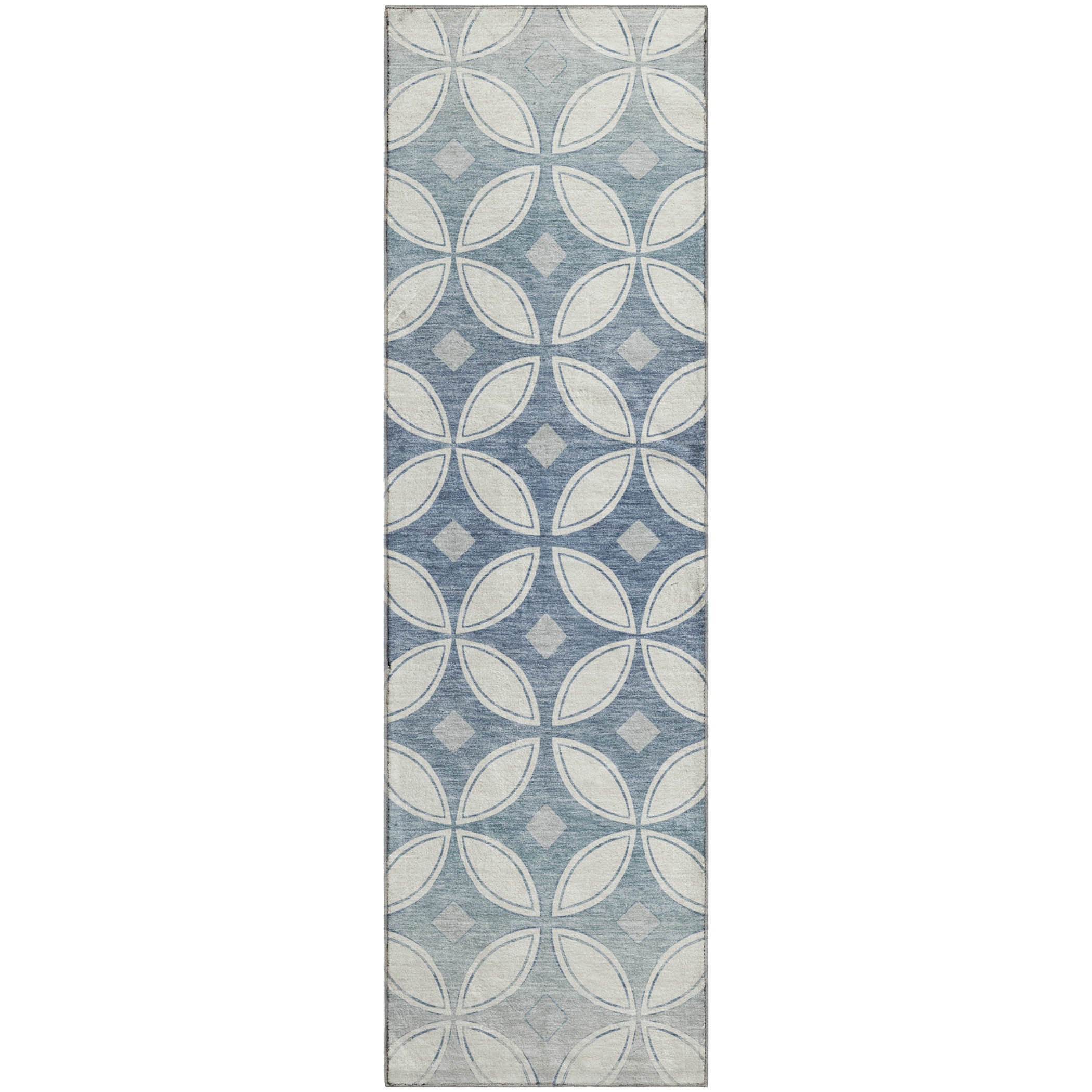 Chiang Mai Machine Washable Transitional Ivory Rug 2'3" x 7'6" #shape_Runner