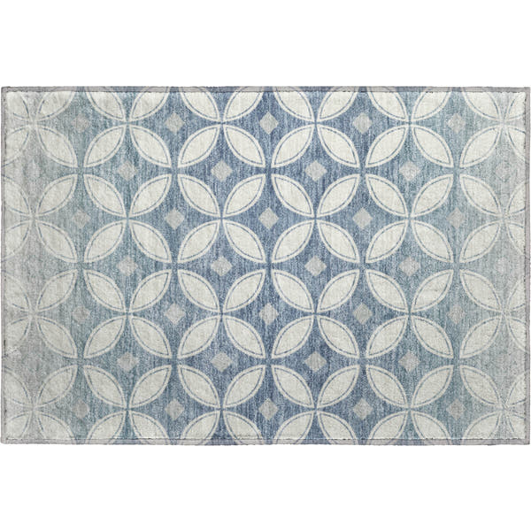 Chiang Mai Machine Washable Transitional Ivory Rug 1'8" x 2'6"