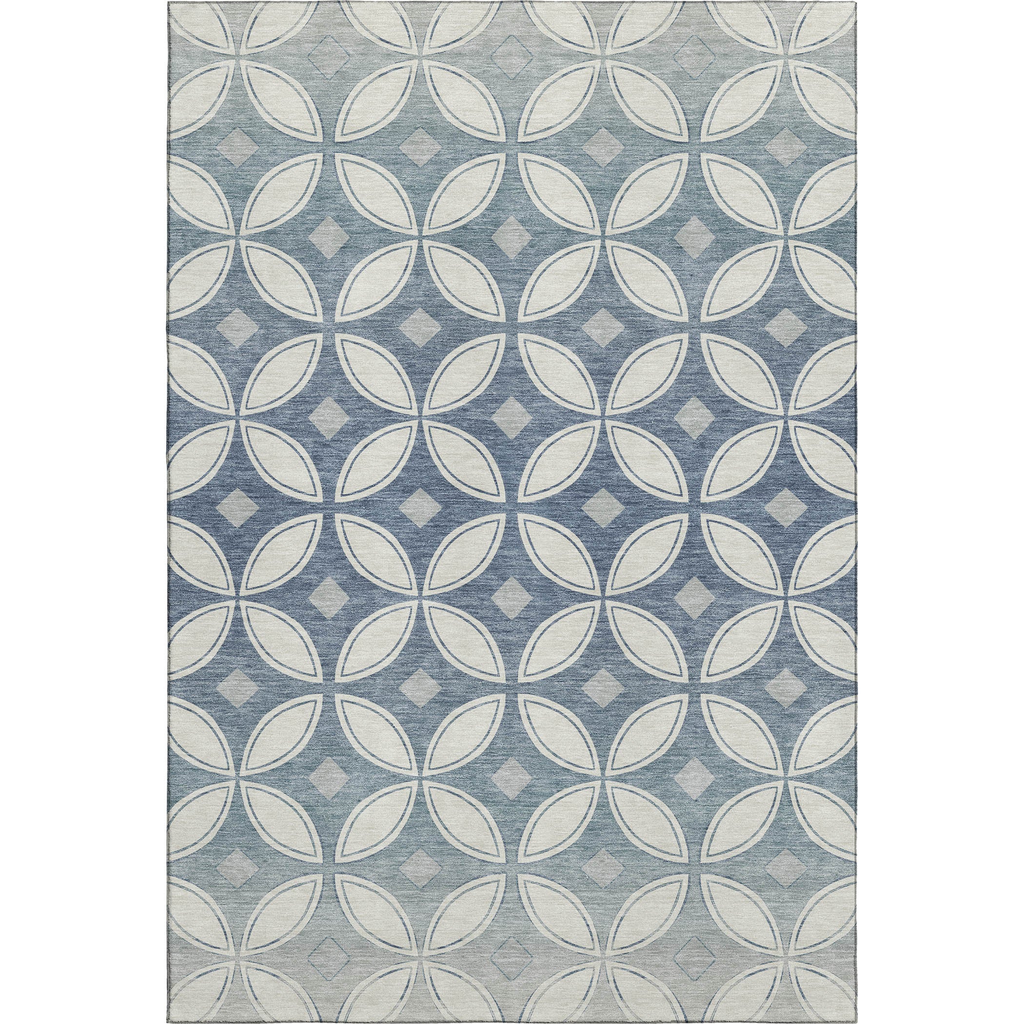 Chiang Mai Machine Washable Transitional Ivory Rug 3' x 5' #shape_Rectangle