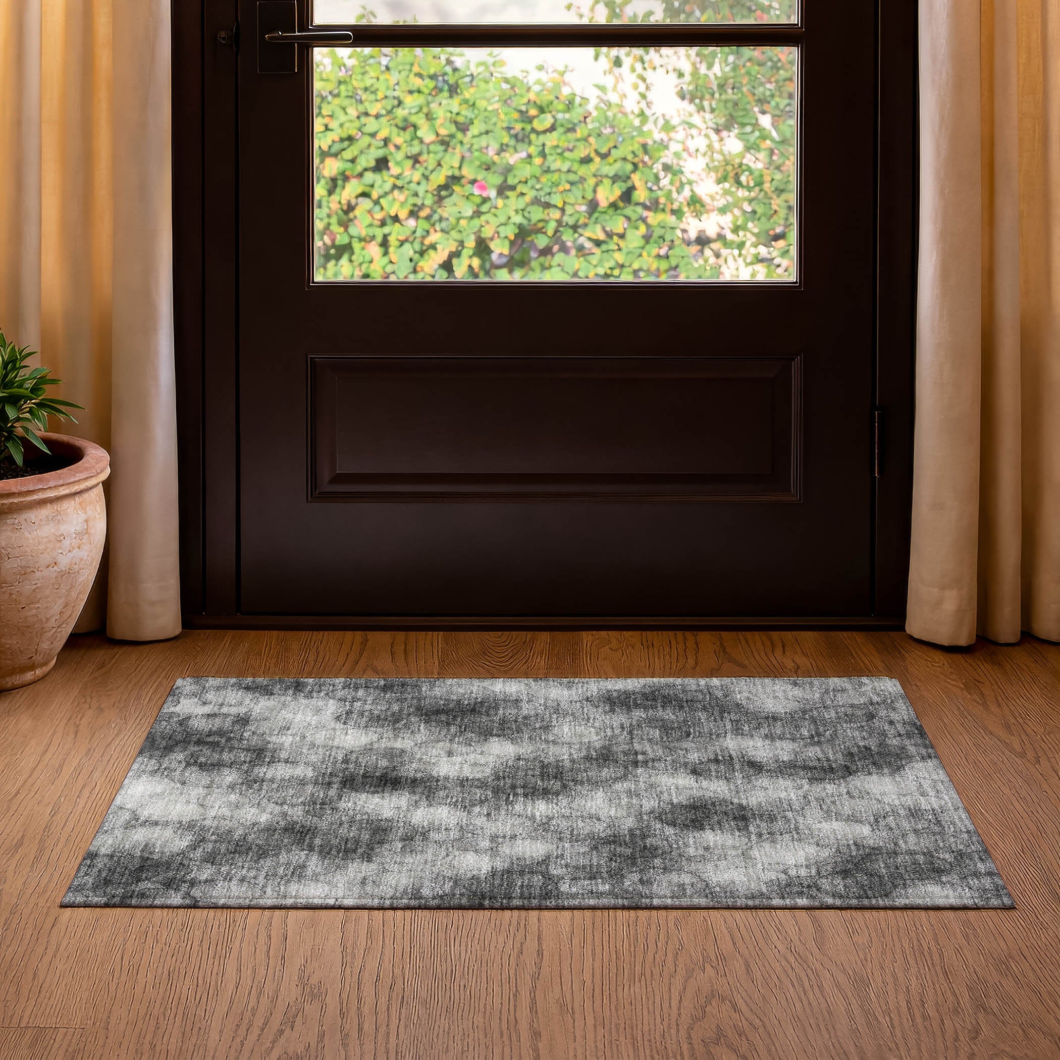 Tallinn Machine Washable Transitional Ivory Rug 1'8" x 2'6" #shape_Rectangle