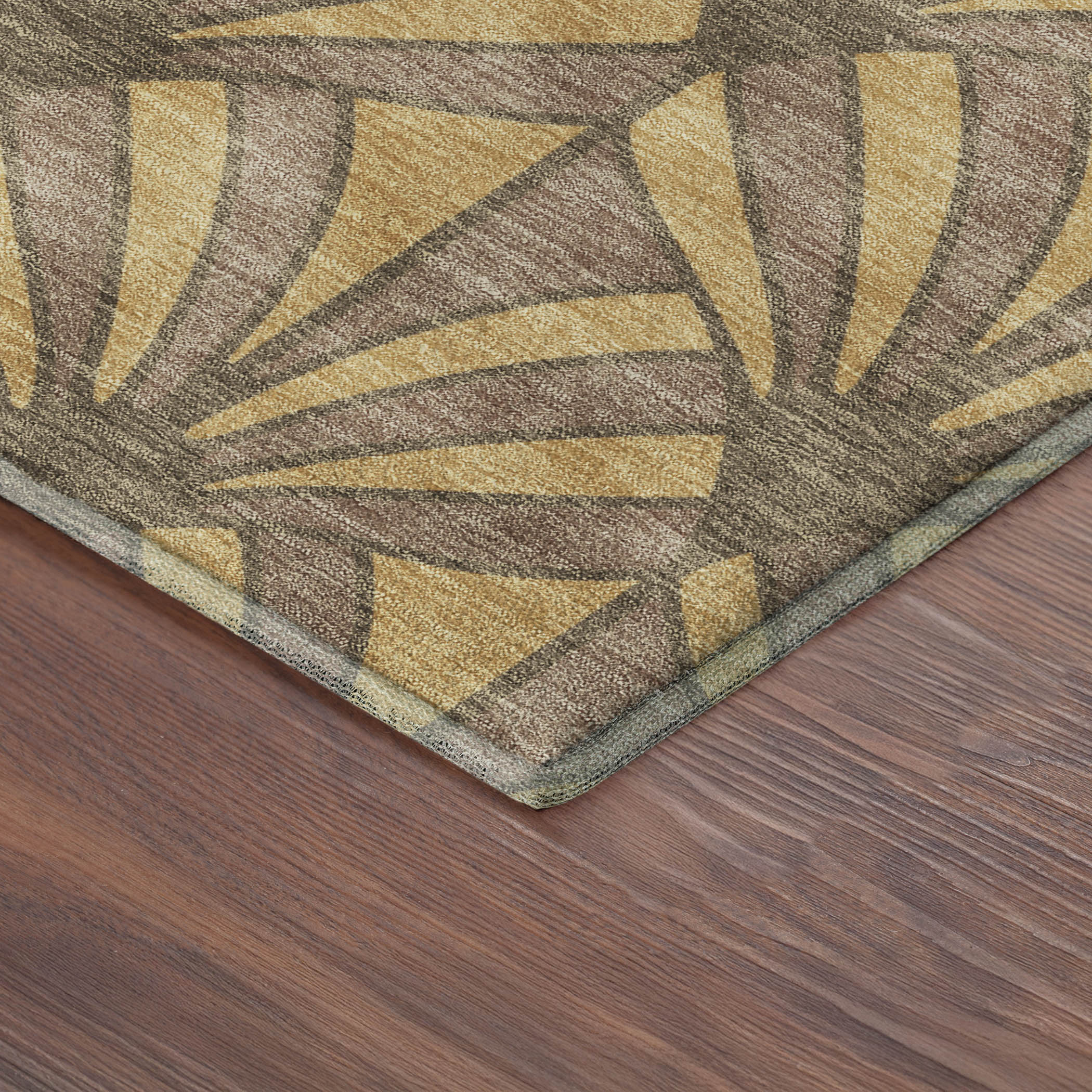Zanzibar Machine Washable Transitional Gold Rug 1'8" x 2'6" #shape_Rectangle