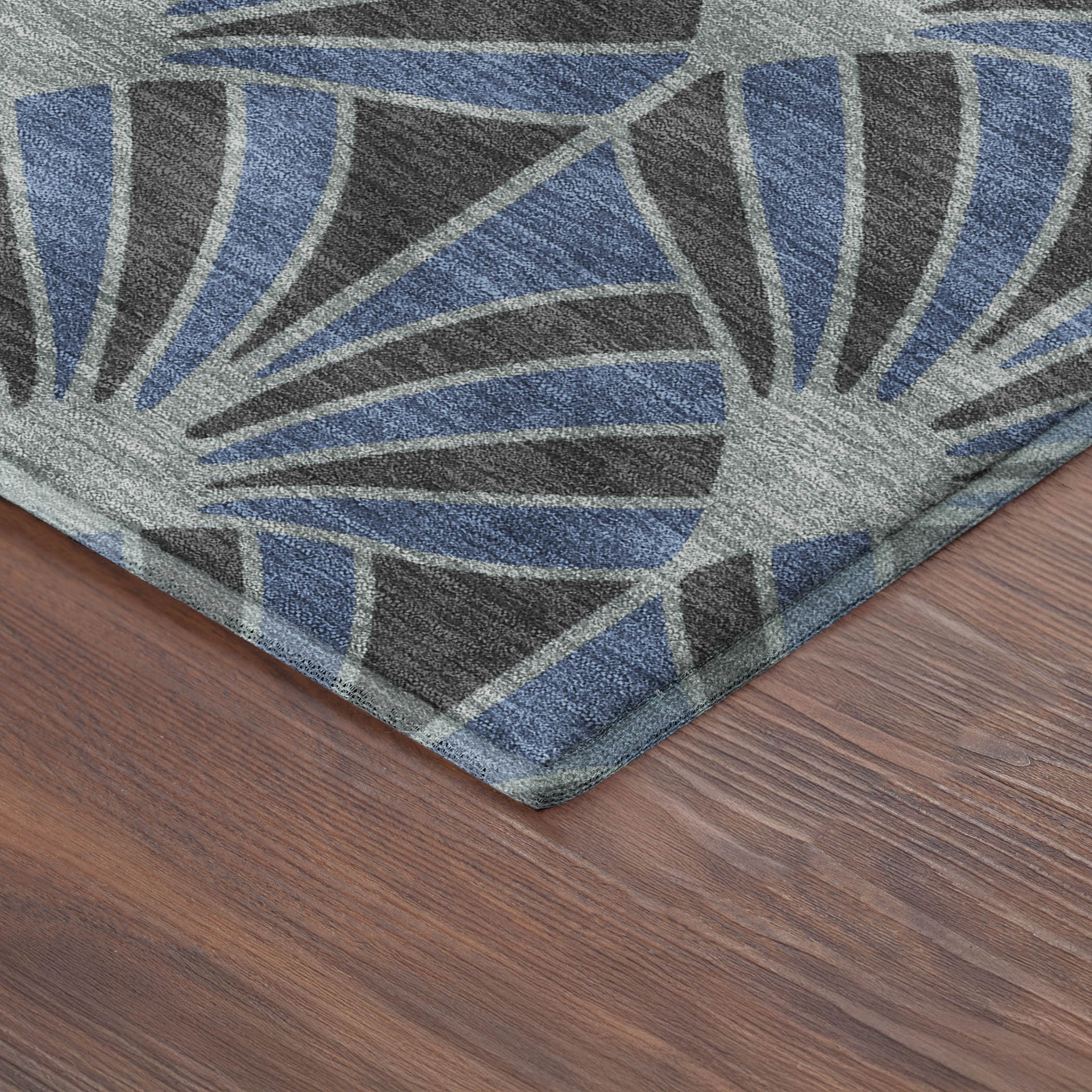 Zanzibar Machine Washable Transitional Navy Blue Rug 1'8" x 2'6" #shape_Rectangle