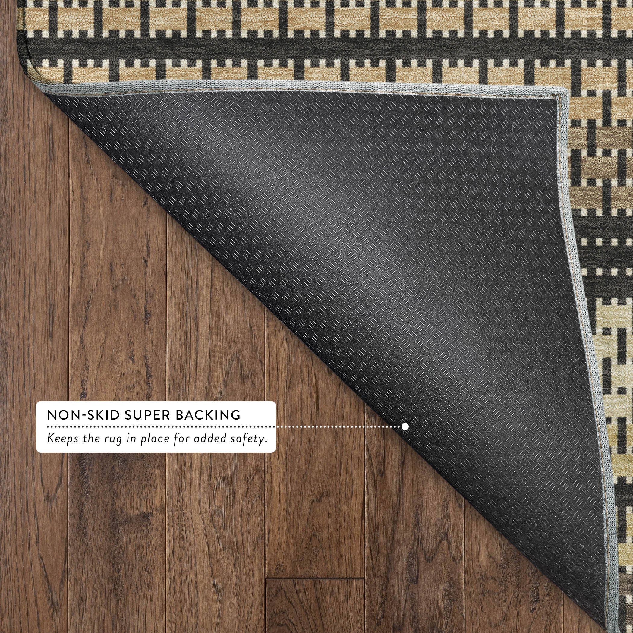 Seoul Machine Washable Transitional Gold Rug 1'8" x 2'6" #shape_Rectangle