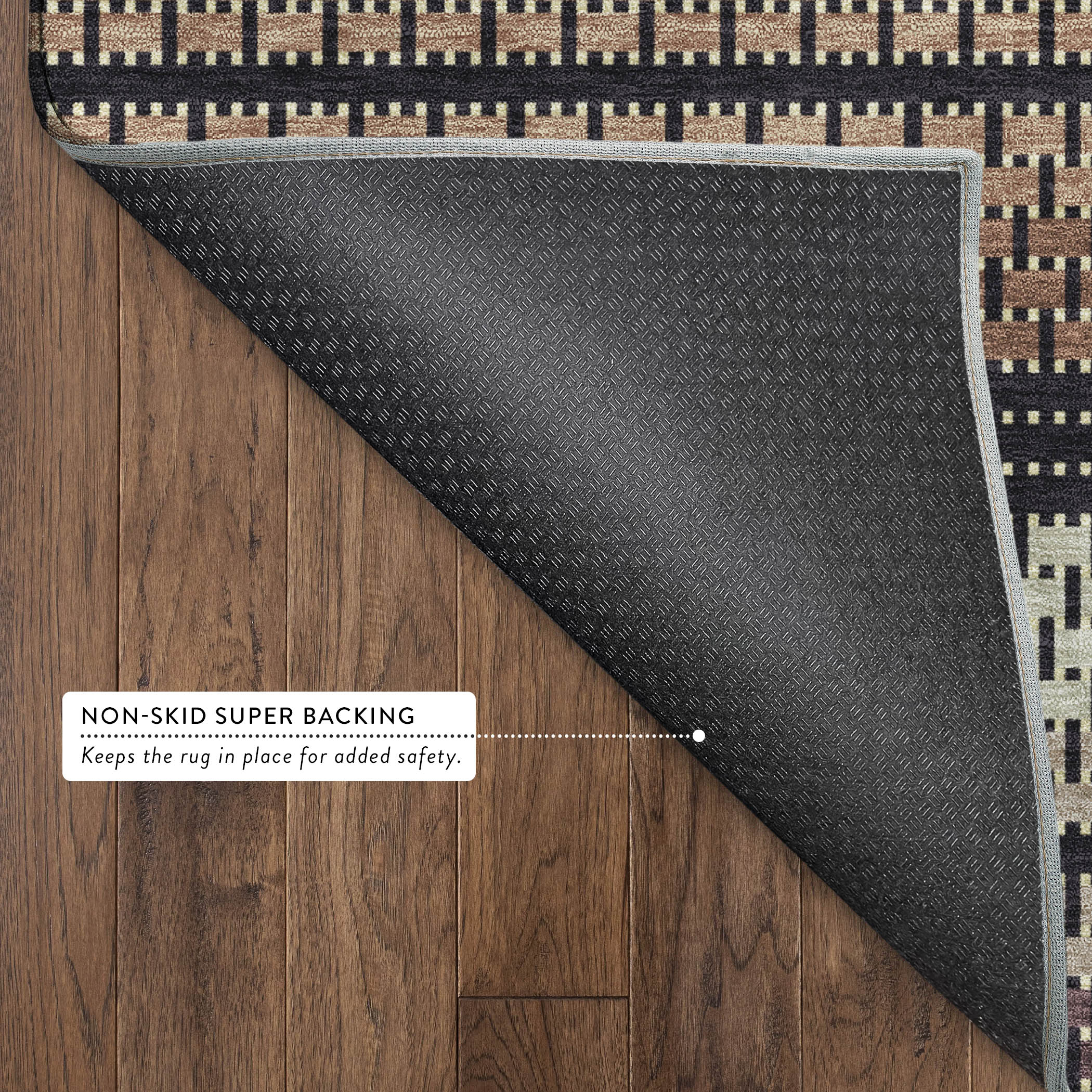 Seoul Machine Washable Transitional Paprika Orange Rug 1'8" x 2'6" #shape_Rectangle