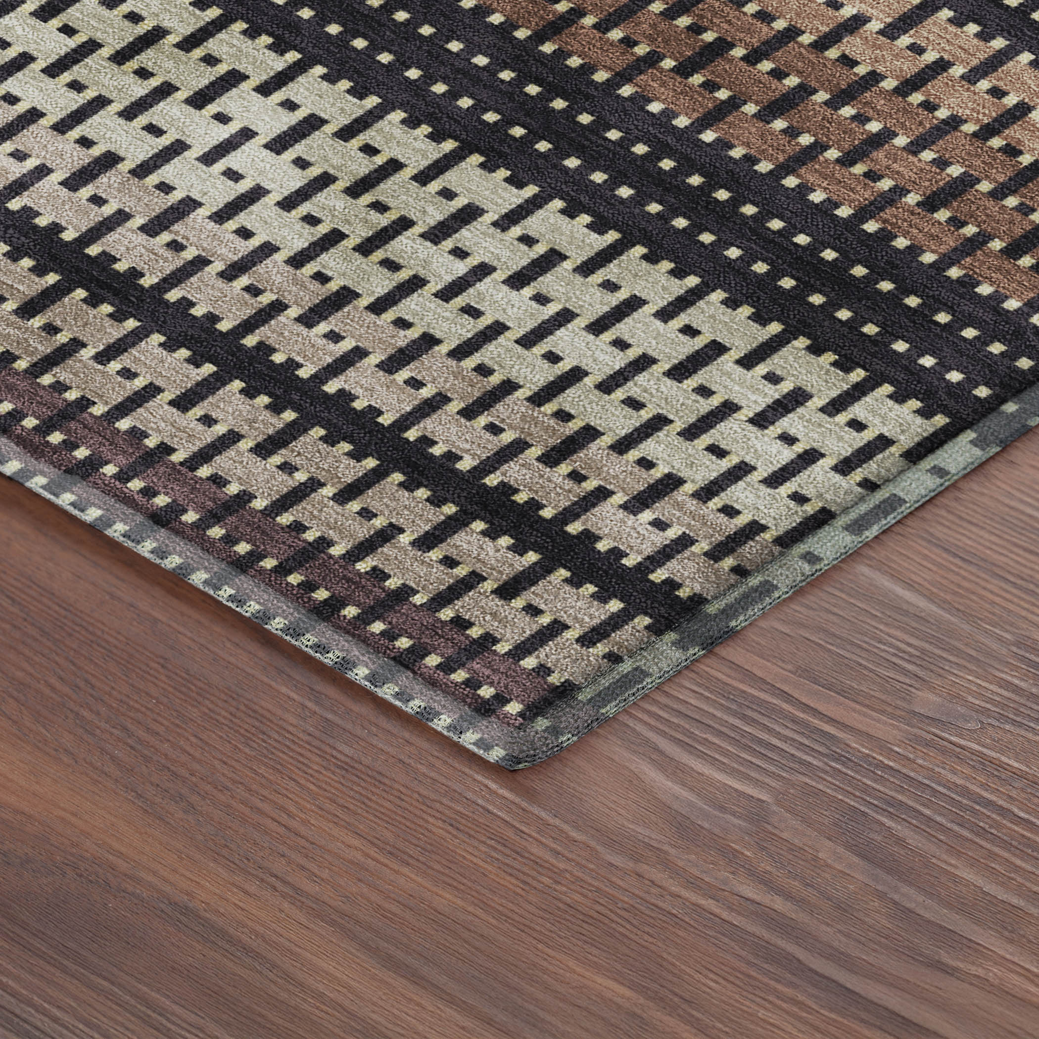 Seoul Machine Washable Transitional Paprika Orange Rug 1'8" x 2'6" #shape_Rectangle