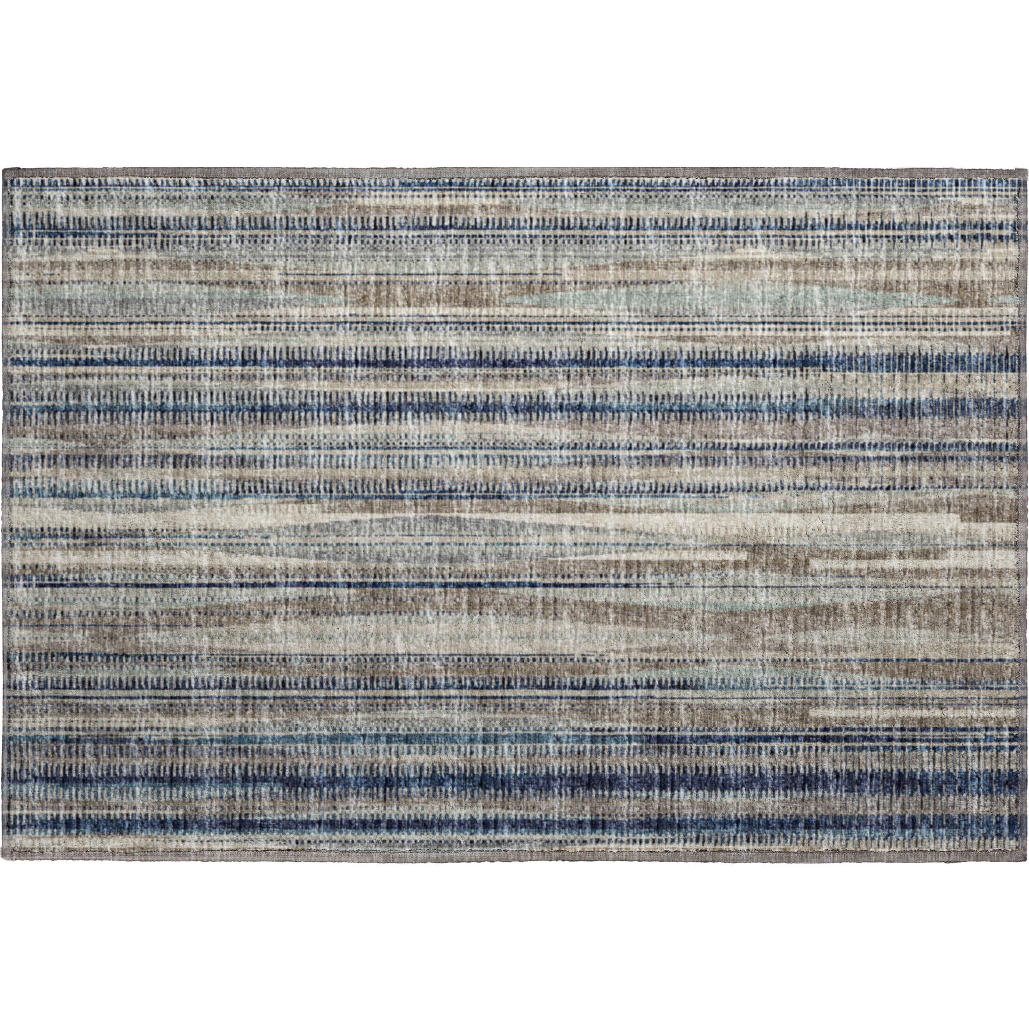 Montevideo Machine Washable Transitional Earth Mocha Rug 1'8" x 2'6" #shape_Rectangle