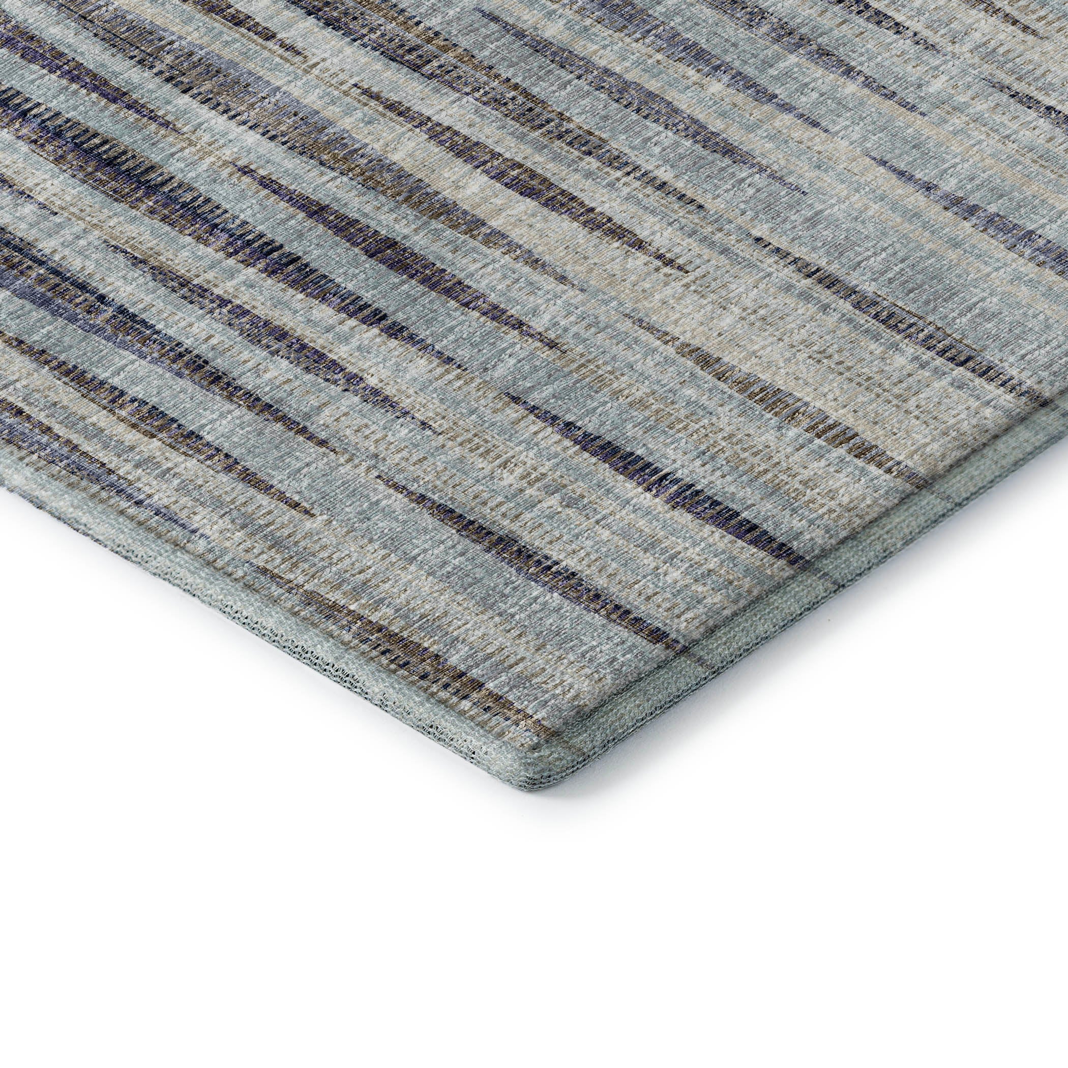 Montevideo Machine Washable Transitional Ocean Blue Rug 1'8" x 2'6" #shape_Rectangle