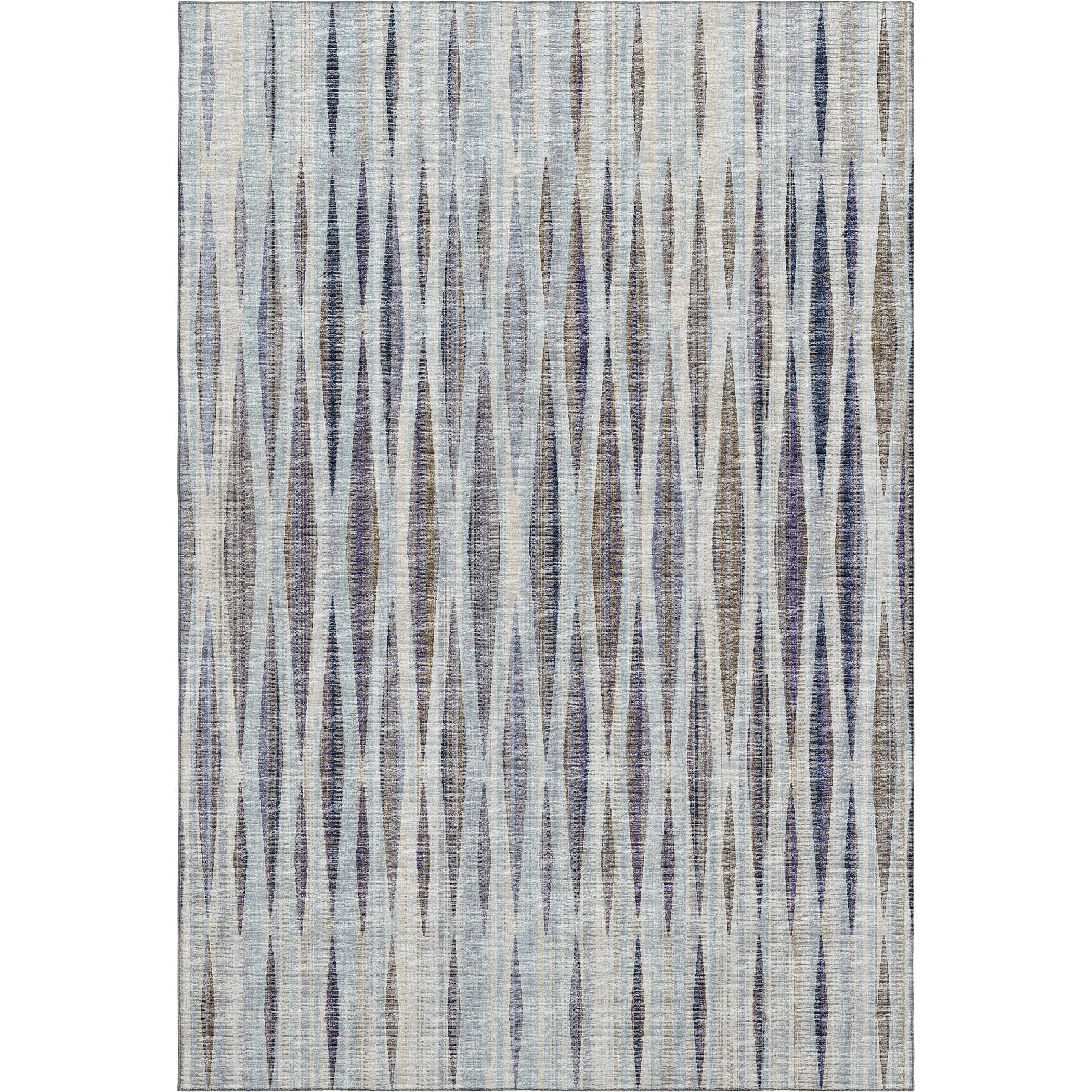 Montevideo Machine Washable Transitional Ocean Blue Rug 2'6" x 3'10" #shape_Rectangle