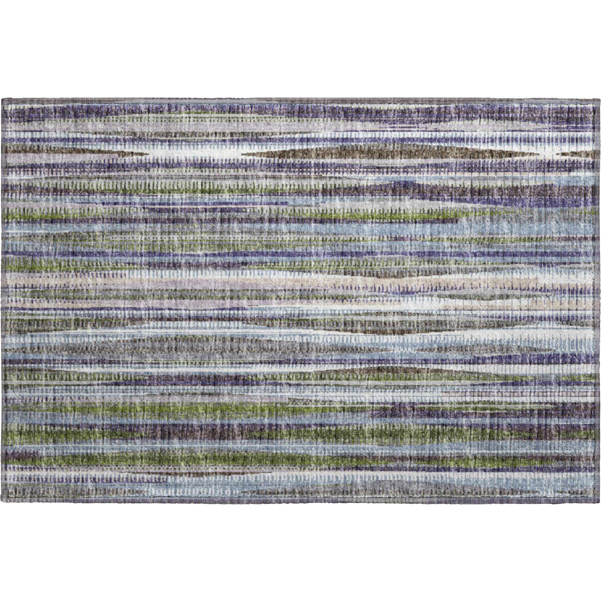 Montevideo Machine Washable Transitional Plum Purple Rug 1'8" x 2'6" #shape_Rectangle
