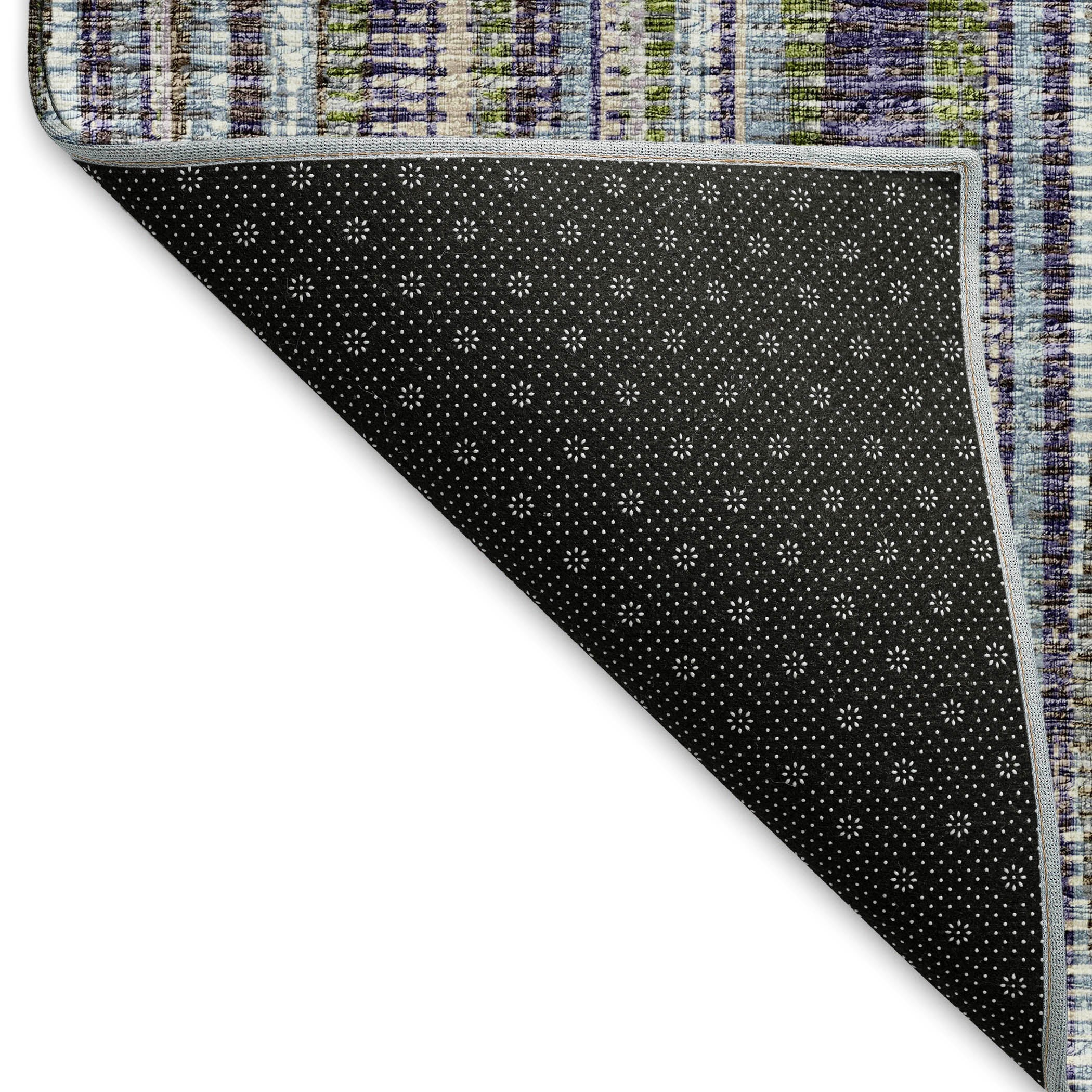 Montevideo Machine Washable Transitional Plum Purple Rug 1'8" x 2'6" #shape_Rectangle