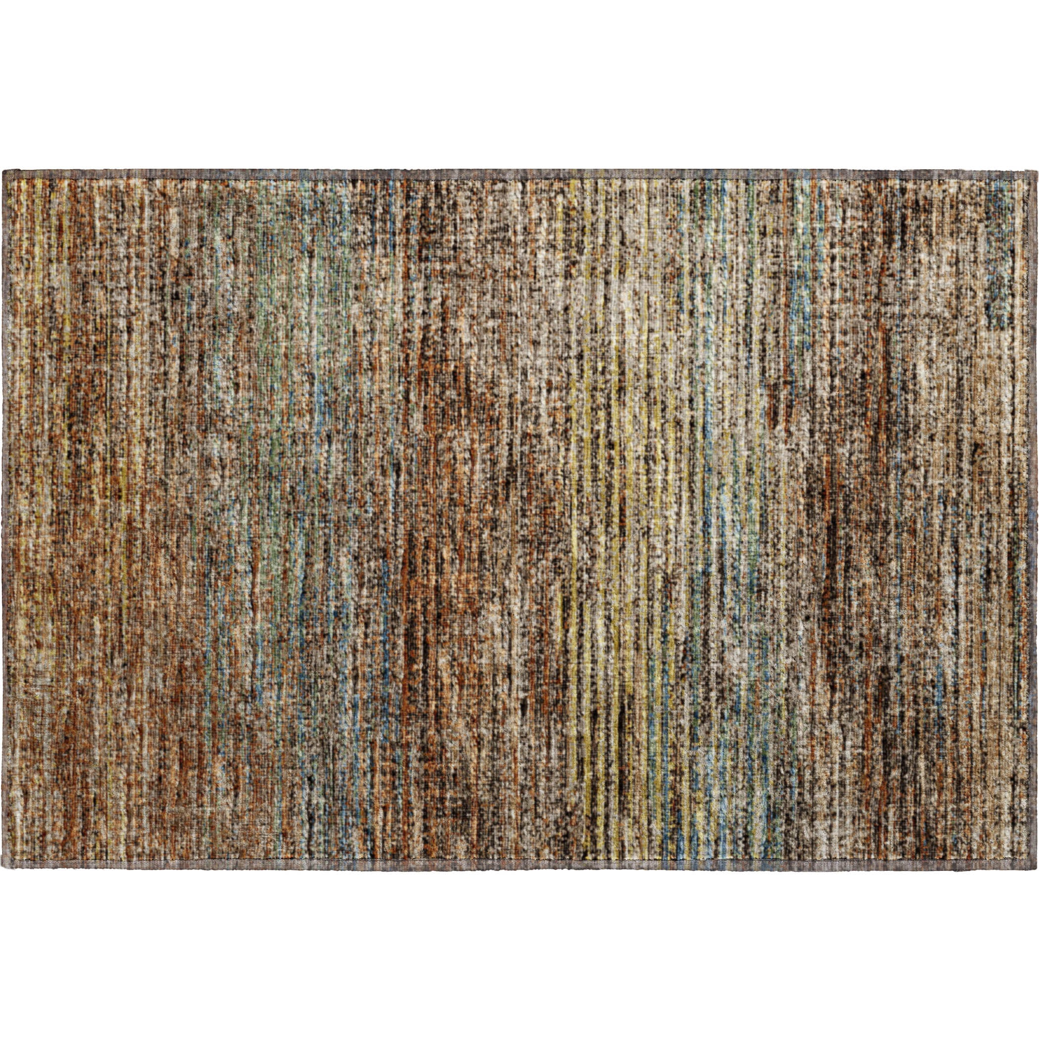 Porto Machine Washable Transitional Canyon Paprika Rug 1'8" x 2'6" #shape_Rectangle