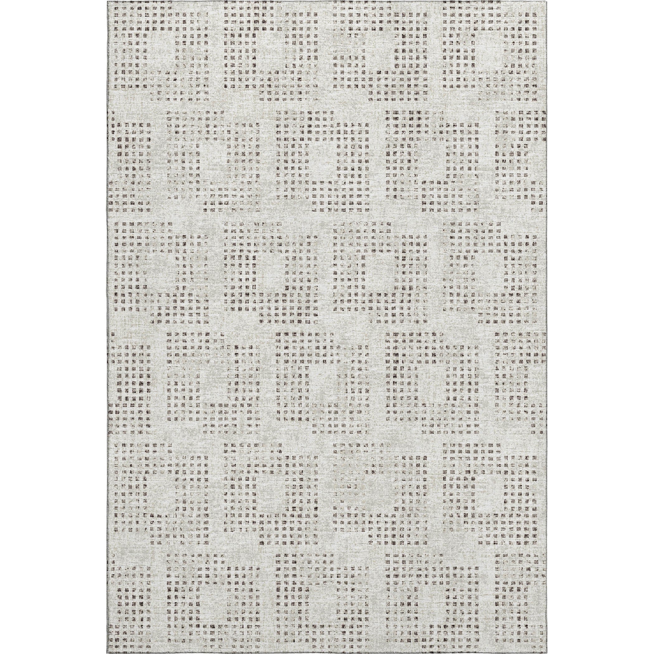 Ghent Machine Washable Transitional Beige Ivory Rug 2'6" x 3'10" #shape_Rectangle